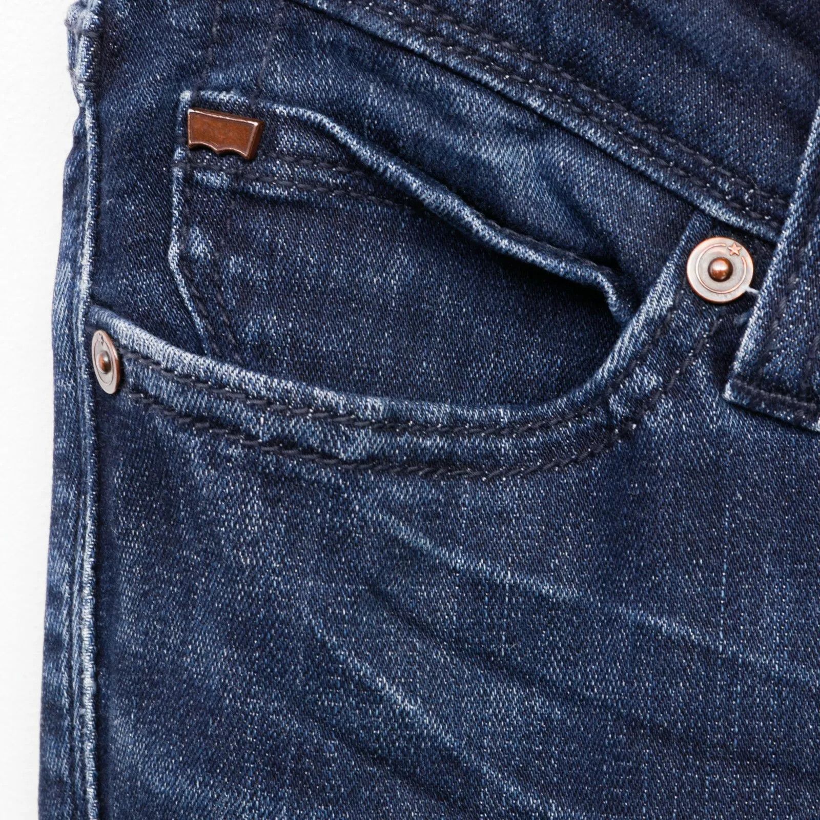 Levi's STRAUSS Demi Curve Low Skinny Jeans Women's W26 L32 Trousers Size 26" / US 2 / IT 38 - 6 Thumbnail