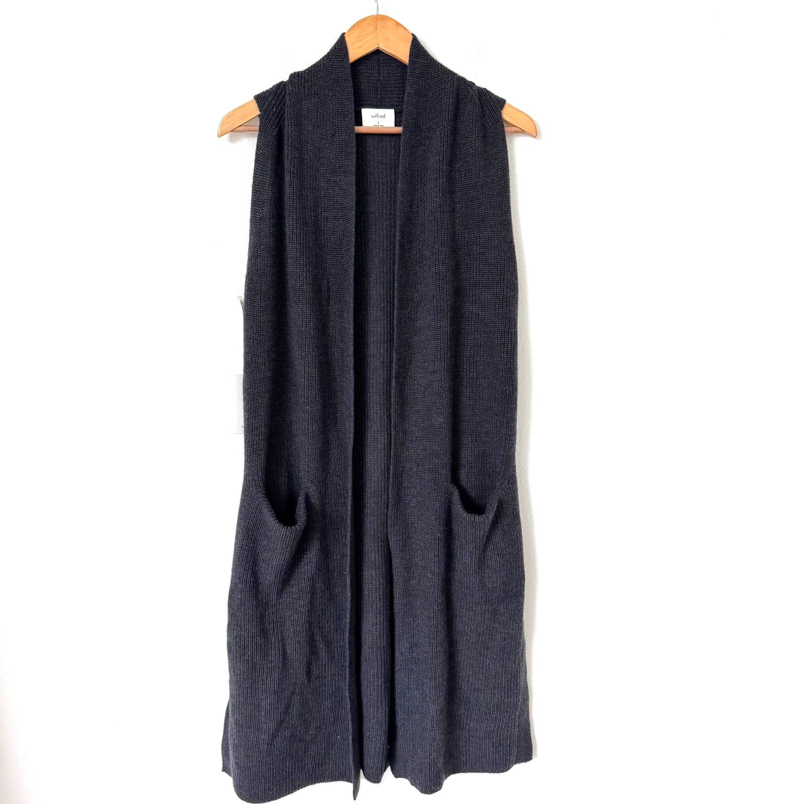 Aritzia Aritzia Wilfred Dunkirk Long Sweater Vest | Merino Wool Knit Size S / US 4 / IT 40 - 8 Thumbnail