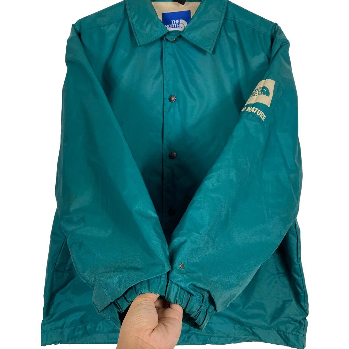 Nanamica × The North Face × Vintage 💥VINTAGE THE NORTH FACE SNAP WINDBREAKER BLUE LABEL JACKET Size US M / EU 48-50 / 2 - 8 Thumbnail