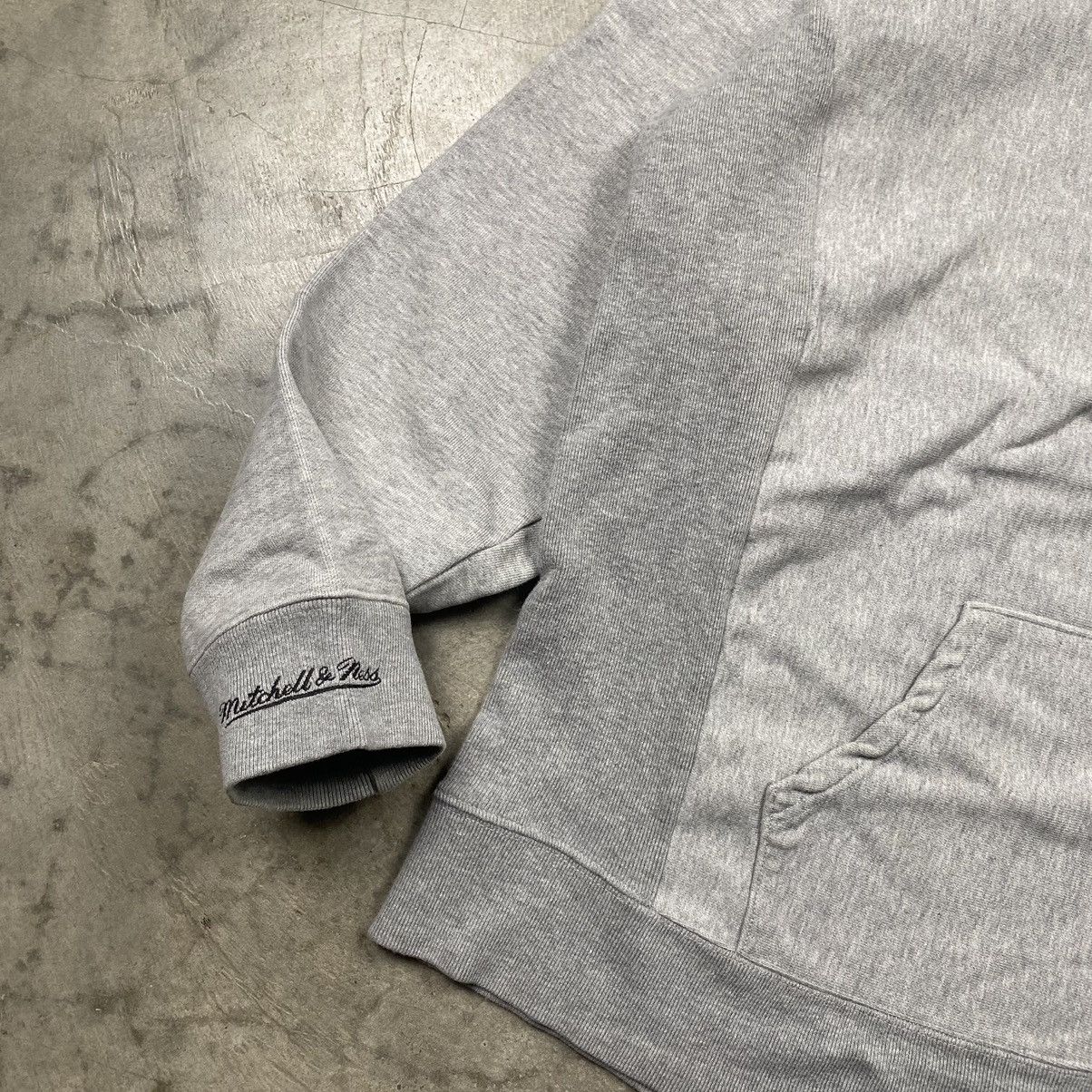 Mitchell & Ness × Vintage y2k Reverse Weave Distressed Pullover Size US XL / EU 56 / 4 - 3 Thumbnail