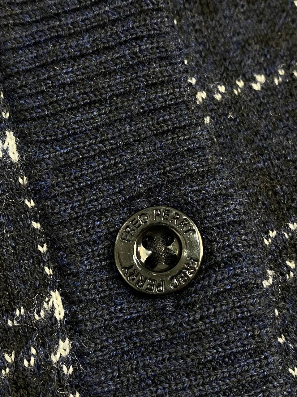 Fred Perry Fred Perry Merino Wool Check Cardigan Buttons Sweater Size M / US 6-8 / IT 42-44 - 9 Thumbnail