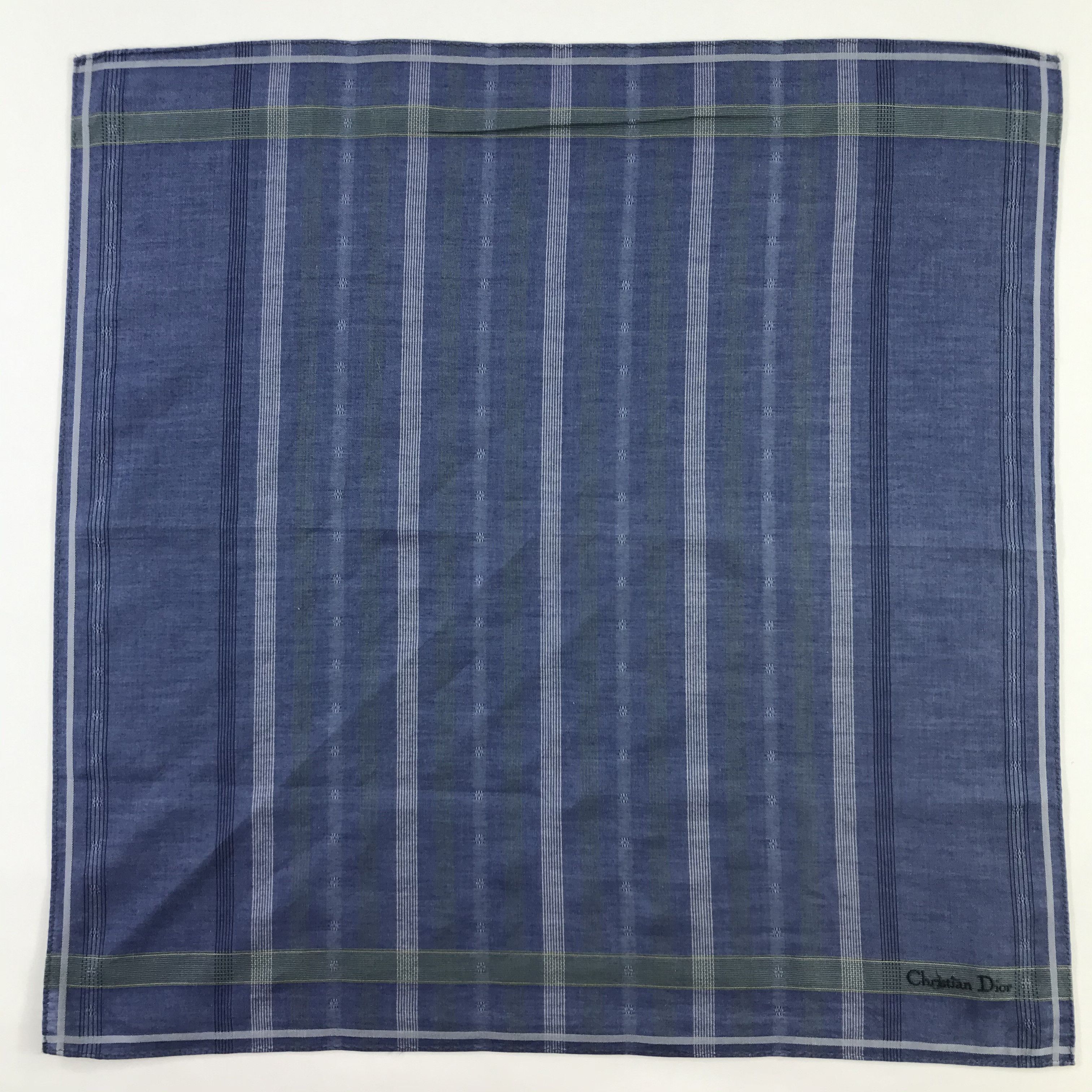 Christian Dior Monsieur × Vintage Christian Dior Bandana / Handkerchief / Neckerchief - S861 Size ONE SIZE - 1 Thumbnail
