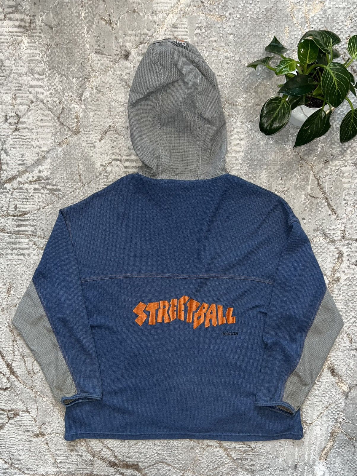 Adidas × Vintage ADIDAS STREETBALL VINTAGE 90S ZIP HOODIE Y2K SWEATSHIRT Size US L / EU 52-54 / 3 - 2 Thumbnail