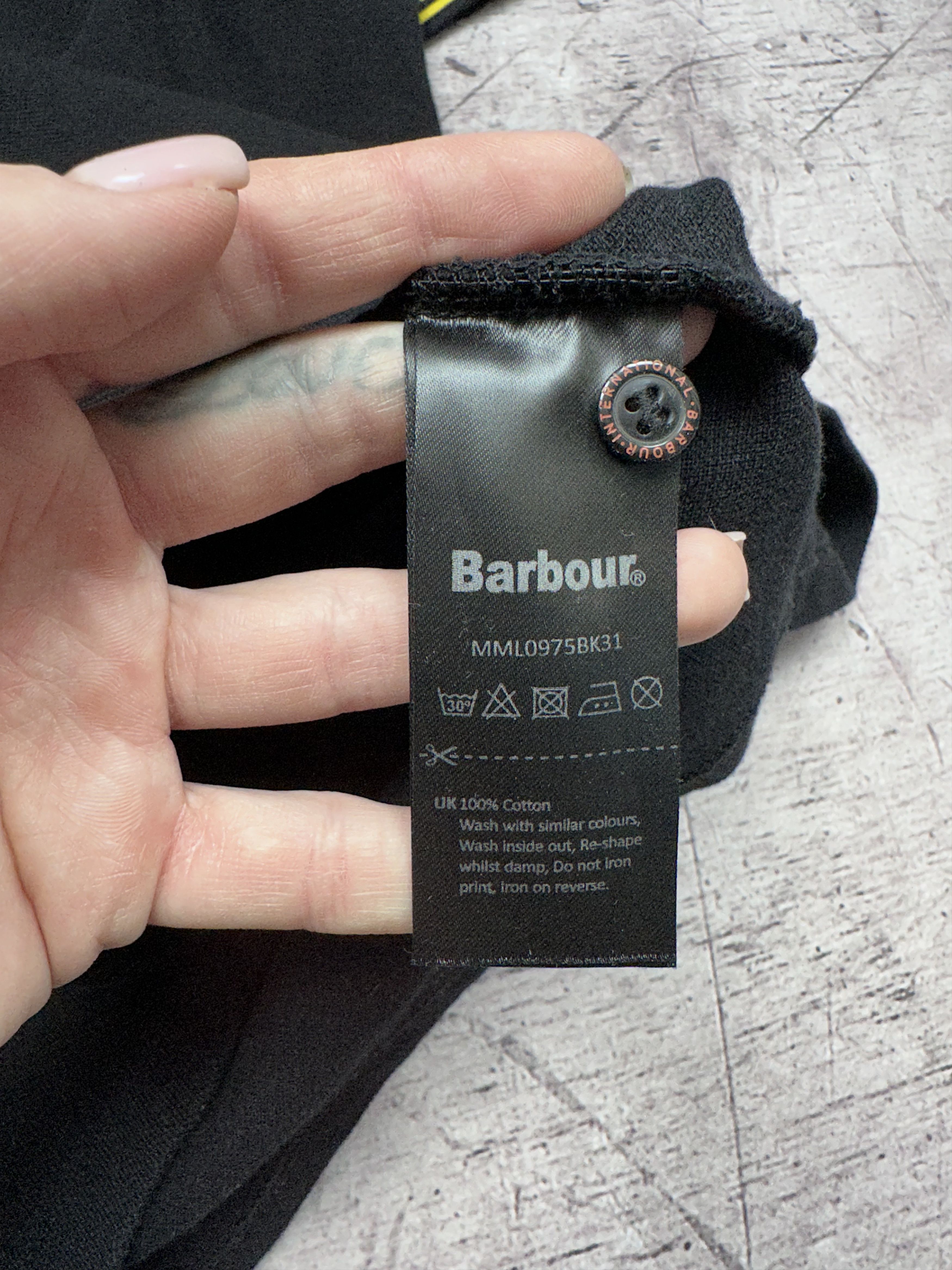 Barbour × Vintage Barbour International Mens Polo Shirt Size US L / EU 52-54 / 3 - 5 Thumbnail