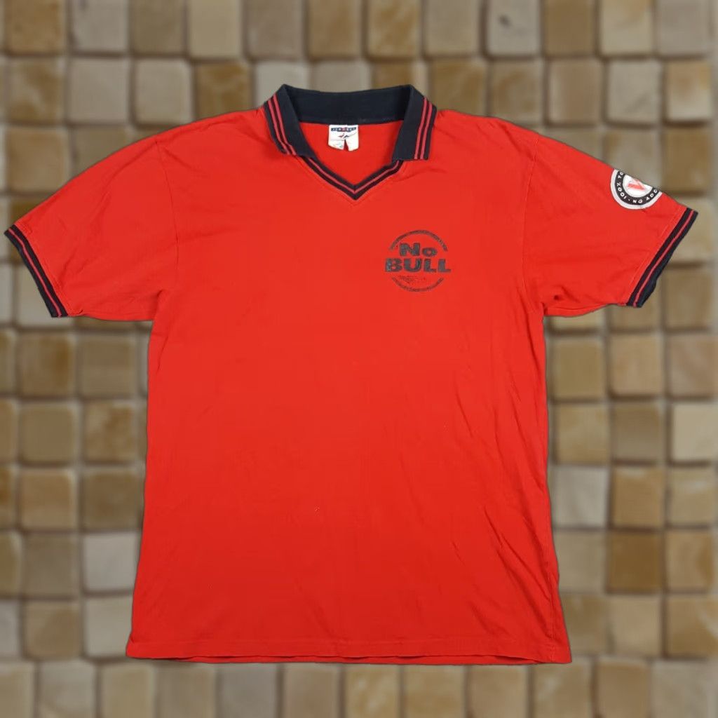 Jerzees VINTAGE Winston Cigarettes NASCAR Racing Polo Shirt Men's Large Red 90s NASCAR Grunge Beach Preppy Shirt Collar POLO Mens L Red Size US L / EU 52-54 / 3 - 1 Thumbnail