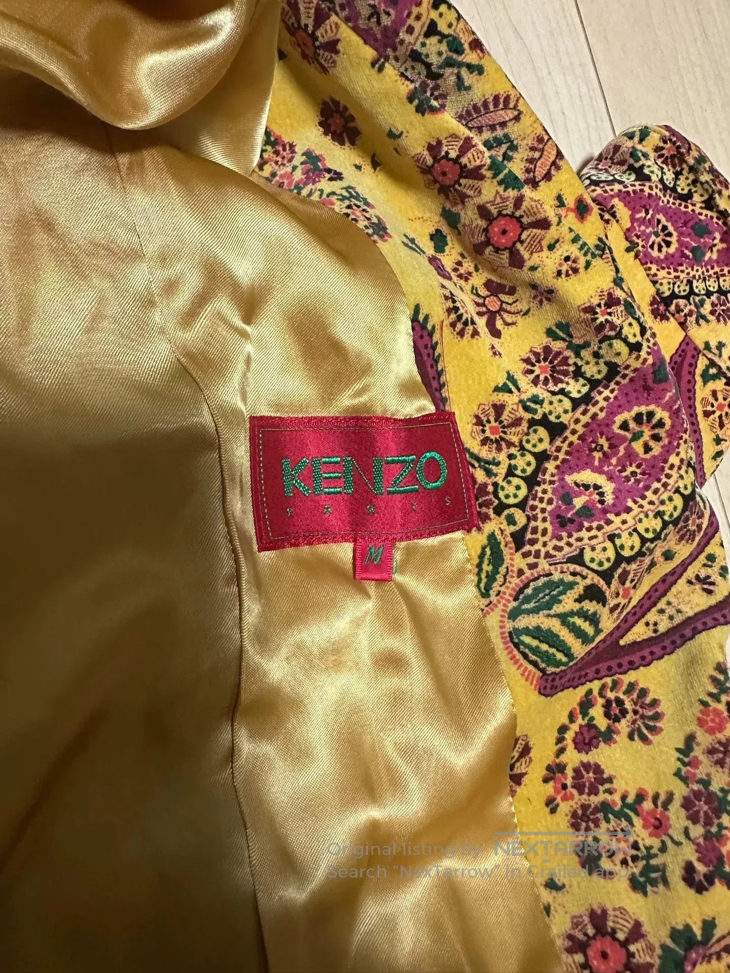 Kenzo Kenzo Vintage Velvet Paisley Suit. Size M / US 6-8 / IT 42-44 - 7 Thumbnail