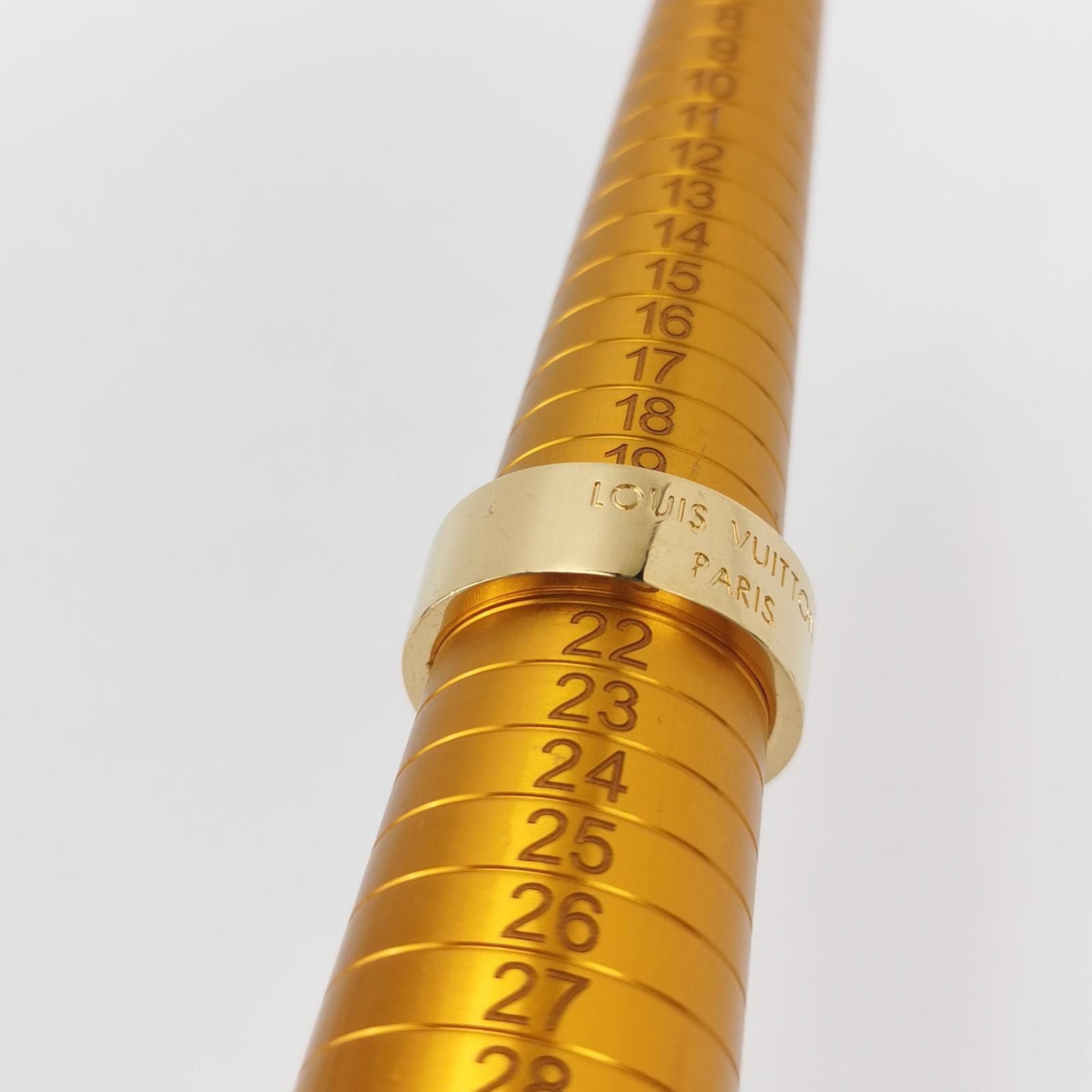 Louis Vuitton Louis Vuitton (LV) LV Instinct Logo Engraved Ring Size 21 - Size ONE SIZE - 4 Thumbnail