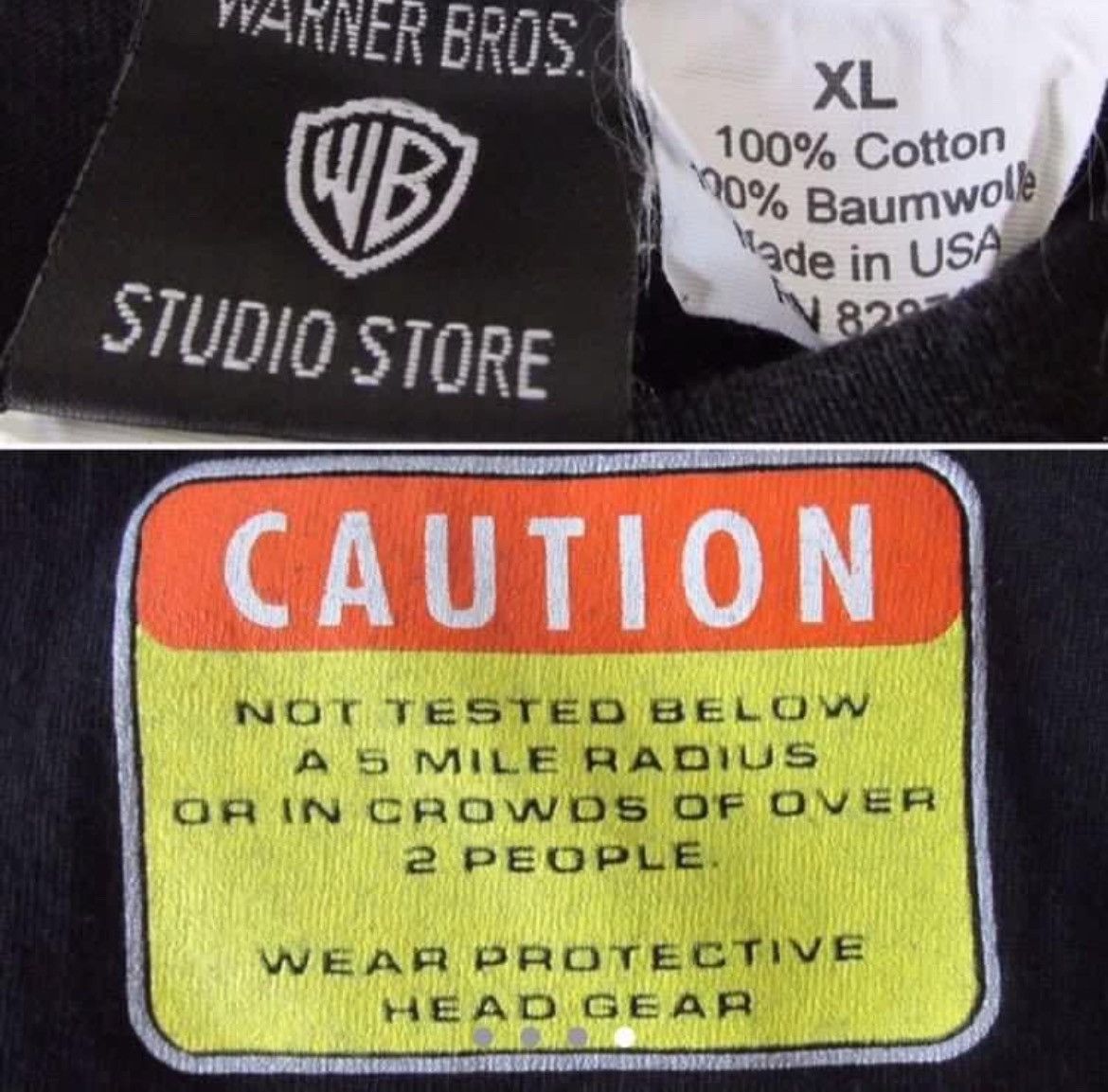 Vintage Vintage 90's Warner Bros Acme Instant Magnetism Promo Tshirt Size US XL / EU 56 / 4 - 5 Thumbnail