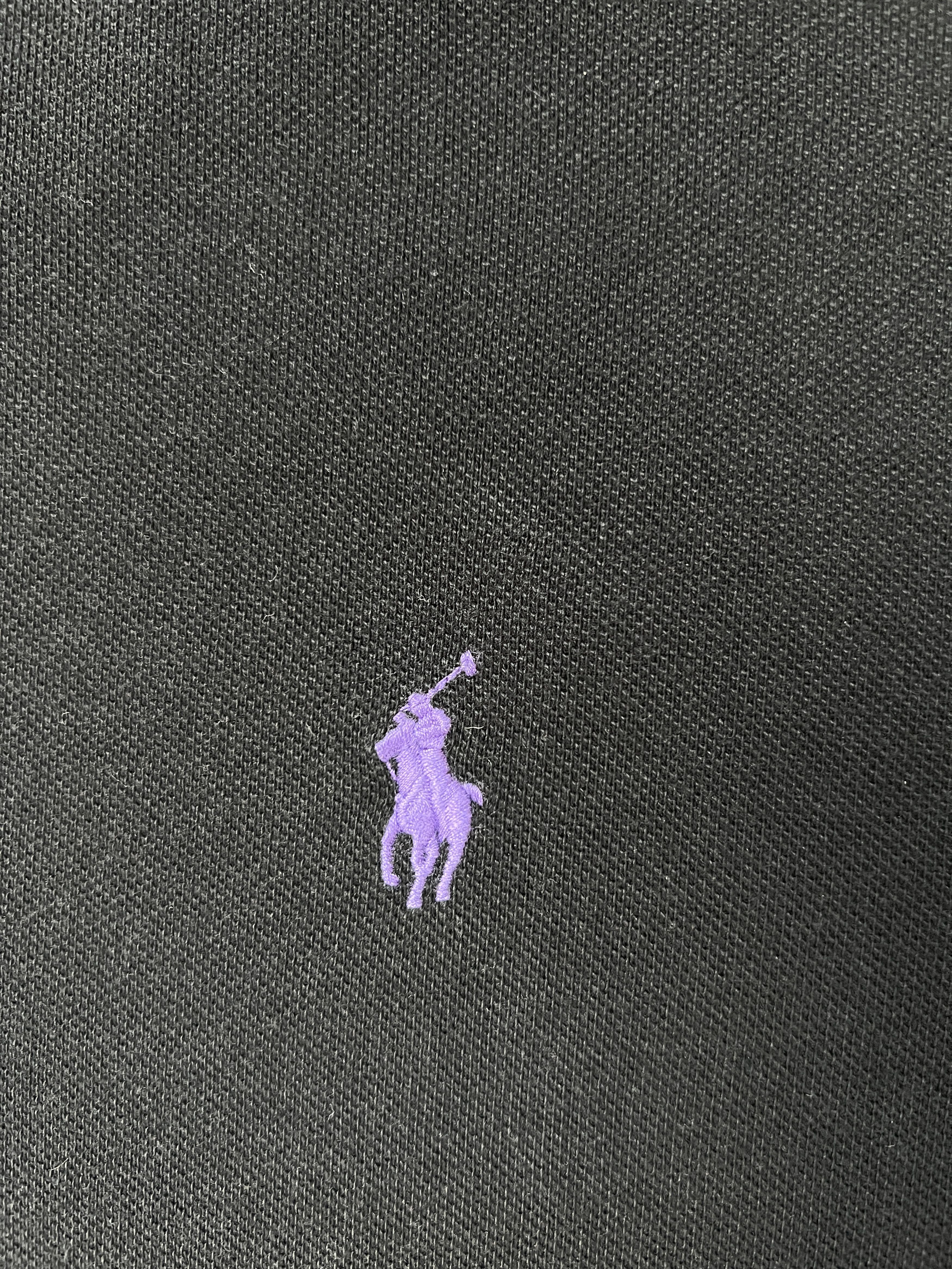 Polo Ralph Lauren Polo Ralph Lauren Classic Fit Black Polo Shirt - Purple Pony Size US M / EU 48-50 / 2 - 5 Thumbnail