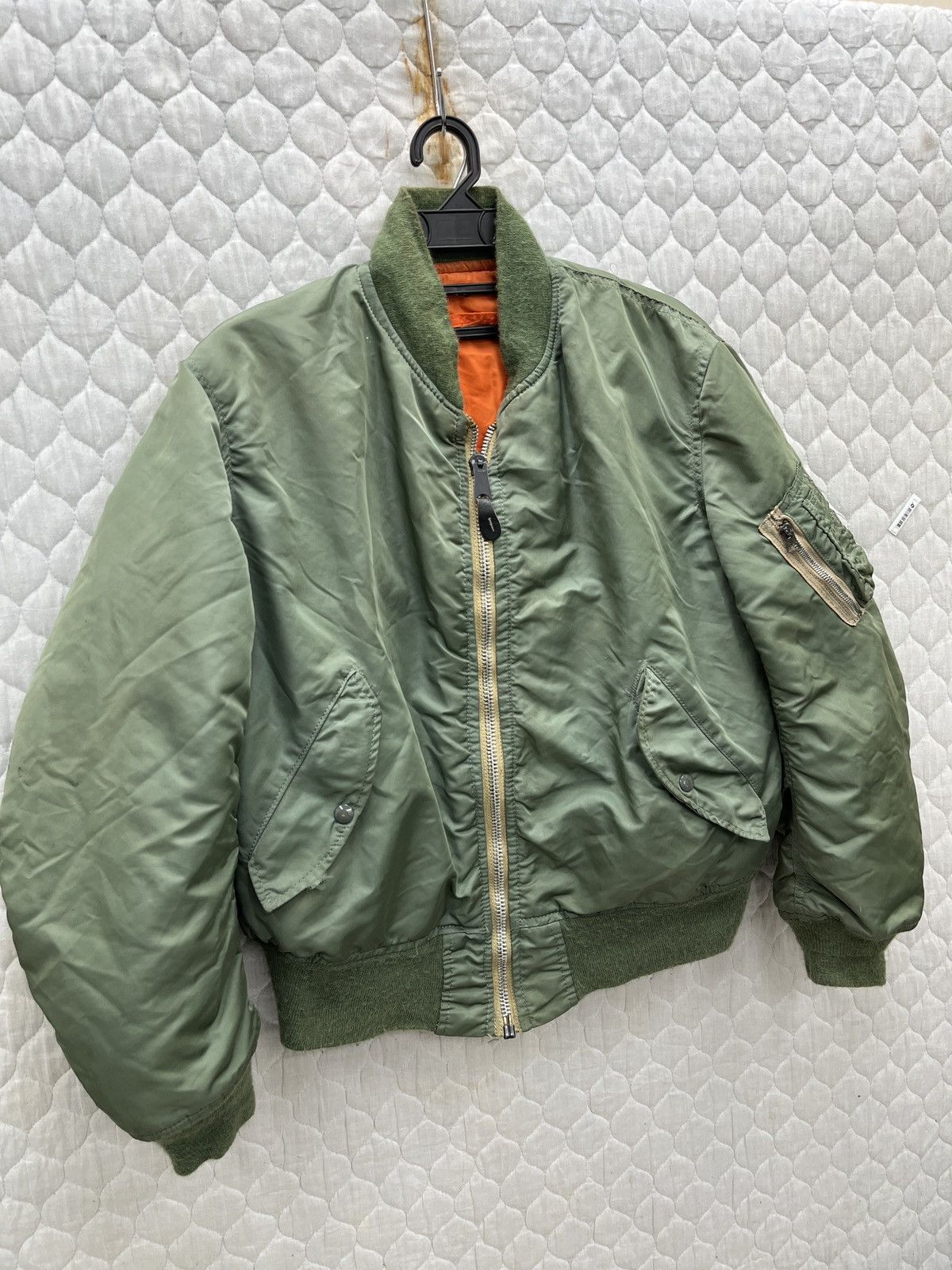 Alpha Industries 🔥🔥🔥STEALS VTG ALPHA INDUSTRIES MA-1 JACKET Size US S / EU 44-46 / 1 - 5 Thumbnail