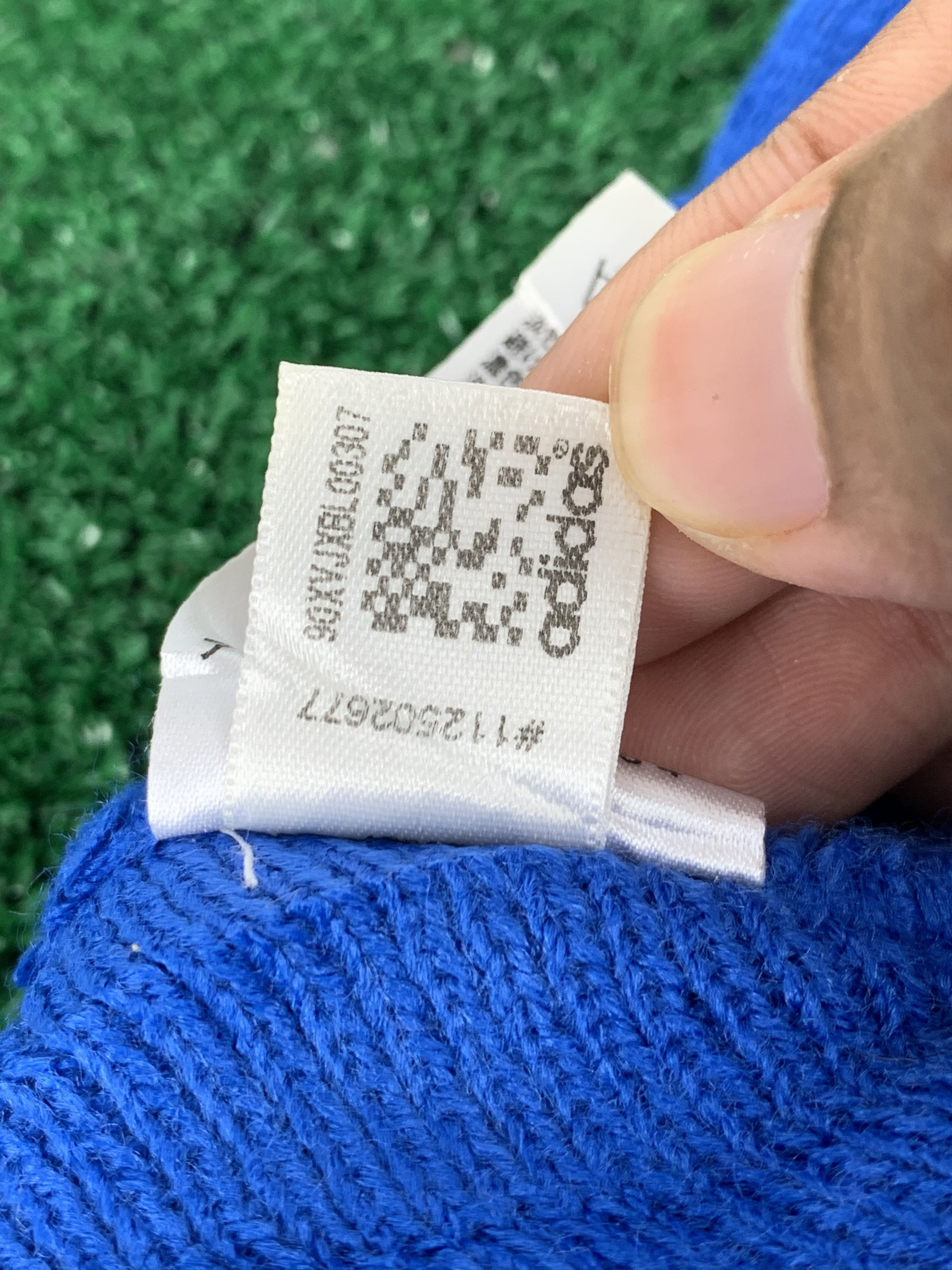 Adidas Vintage Adidas Trefoil Beanie Blue BA0007 Size ONE SIZE - 7 Thumbnail