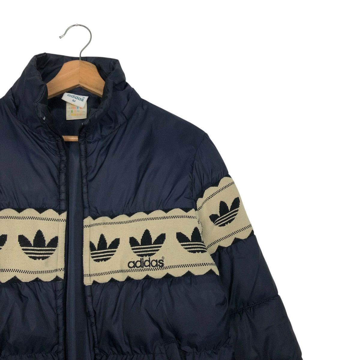 Adidas 🔥VINTAGE ADIDAD PUFFER JACKET QUILTED FULL PRINT Size US M / EU 48-50 / 2 - 8 Thumbnail