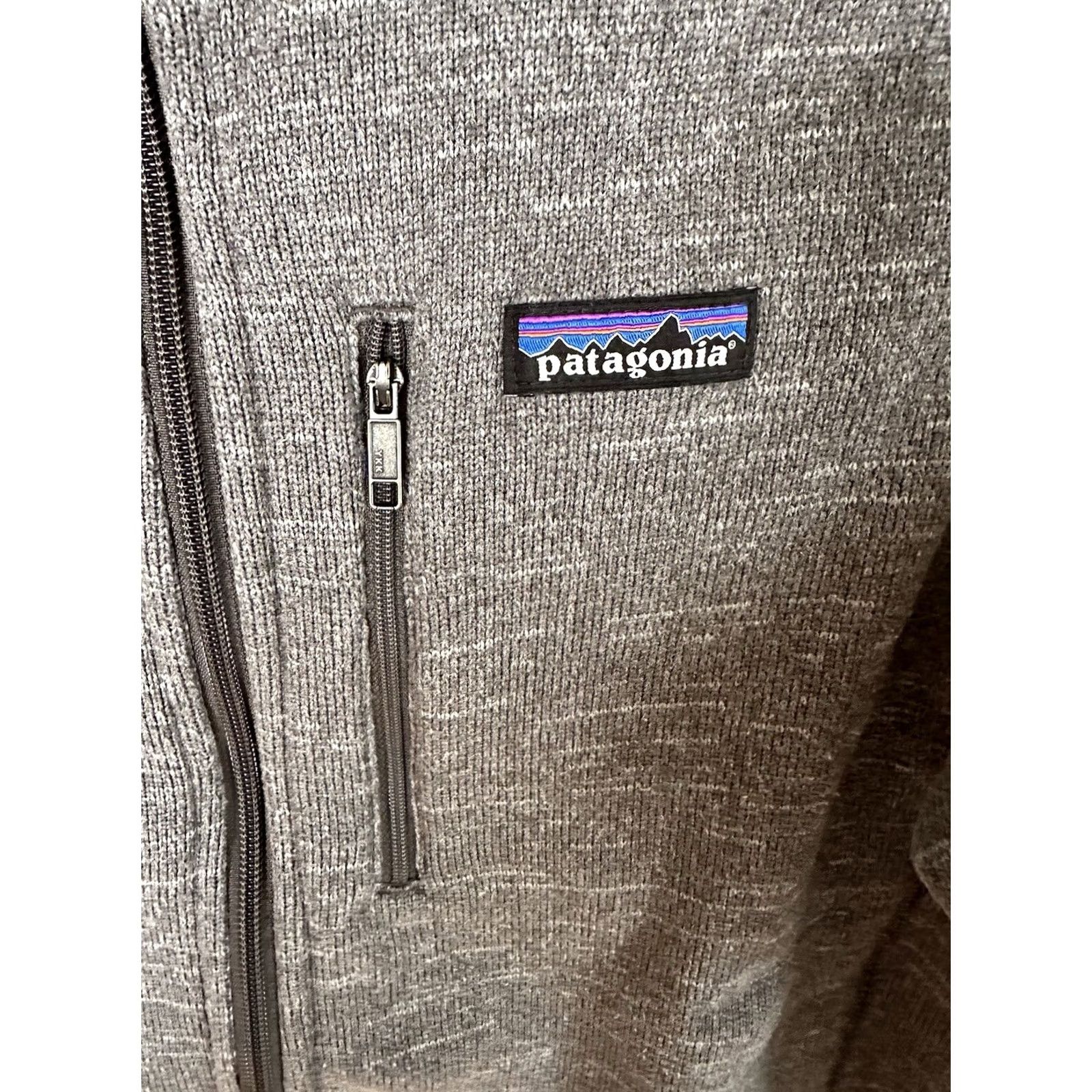 Patagonia VINTAGE Patagonia Fleece Jacket Mens Medium Gray Y2K Full Zipper Sweater USA Size US M / EU 48-50 / 2 - 2 Thumbnail