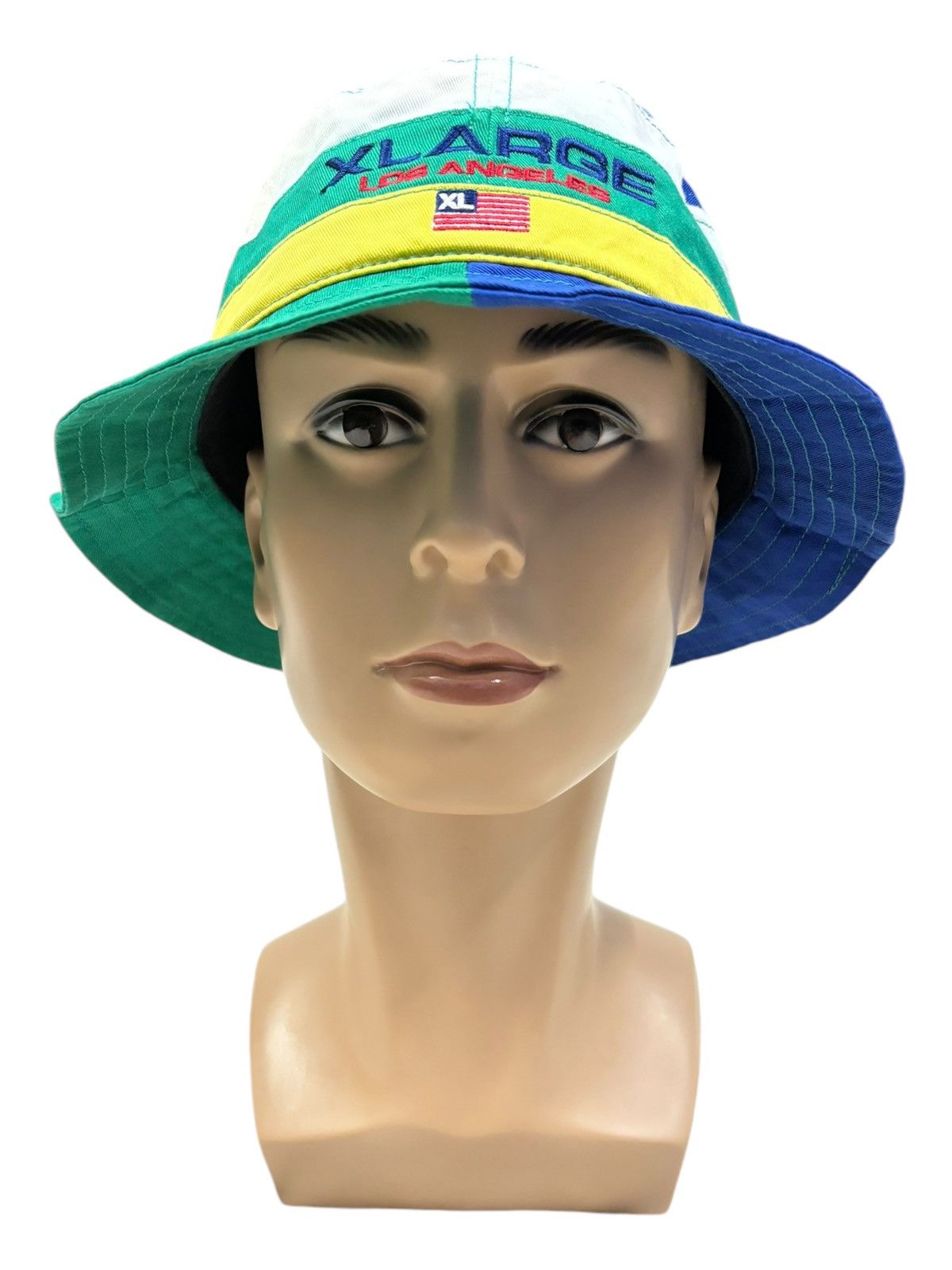 Xlarge X-Large Los Angeles Panel Color Block Embroidered Bucket Hat Size ONE SIZE - 5 Thumbnail