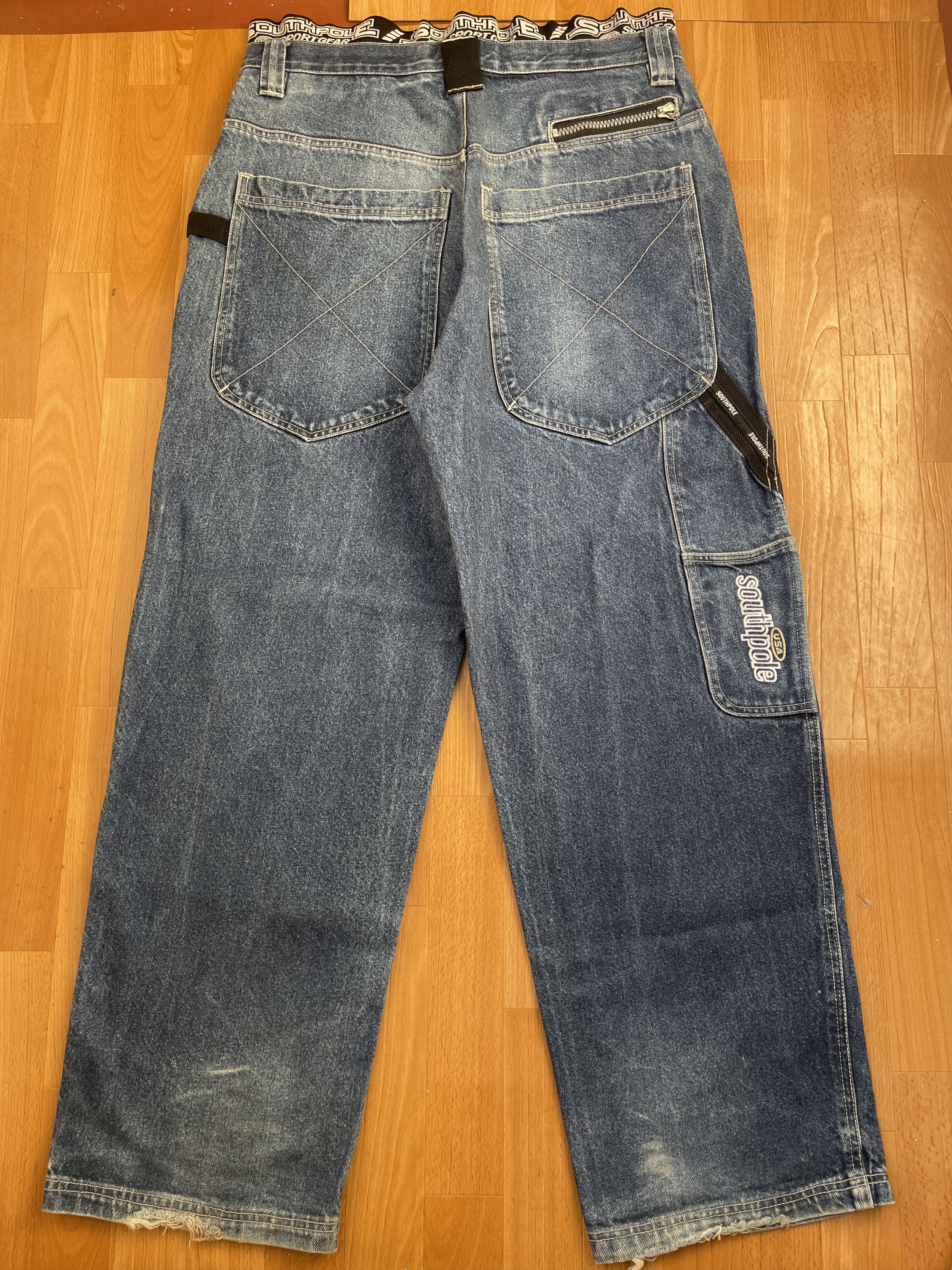 Southpole Southpole jeans, baggy vintage South Pole 90s hip hop Y2K 36 Size US 36 / EU 52 - 1 Thumbnail