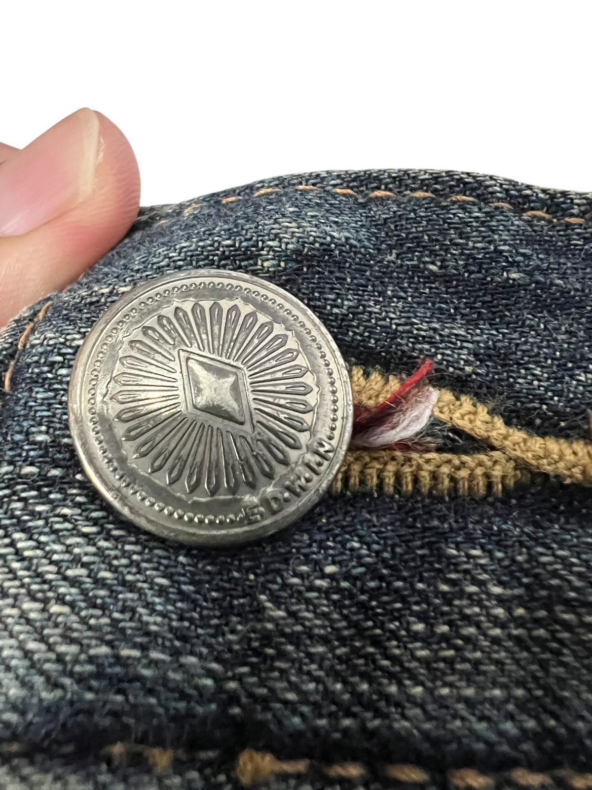 Edwin 💥Flare💥Vintage Edwin XV Navajo Rusty Denim Jean Size US 33 - 10 Thumbnail