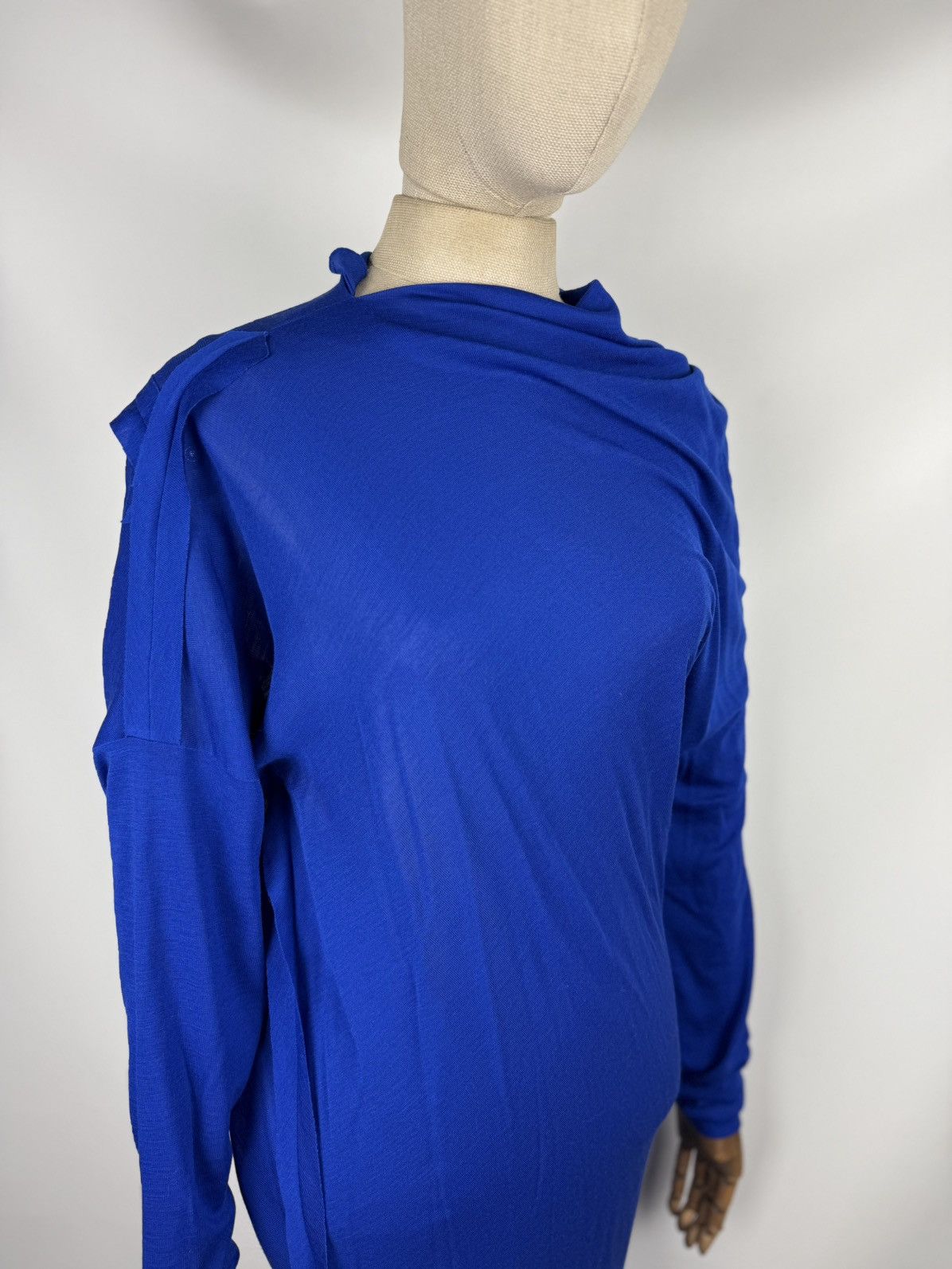 Maison Margiela BNWT! Maison Margiela Wool / Silk Assymetrical Sweater Dress Size S / US 4 / IT 40 - 2 Thumbnail
