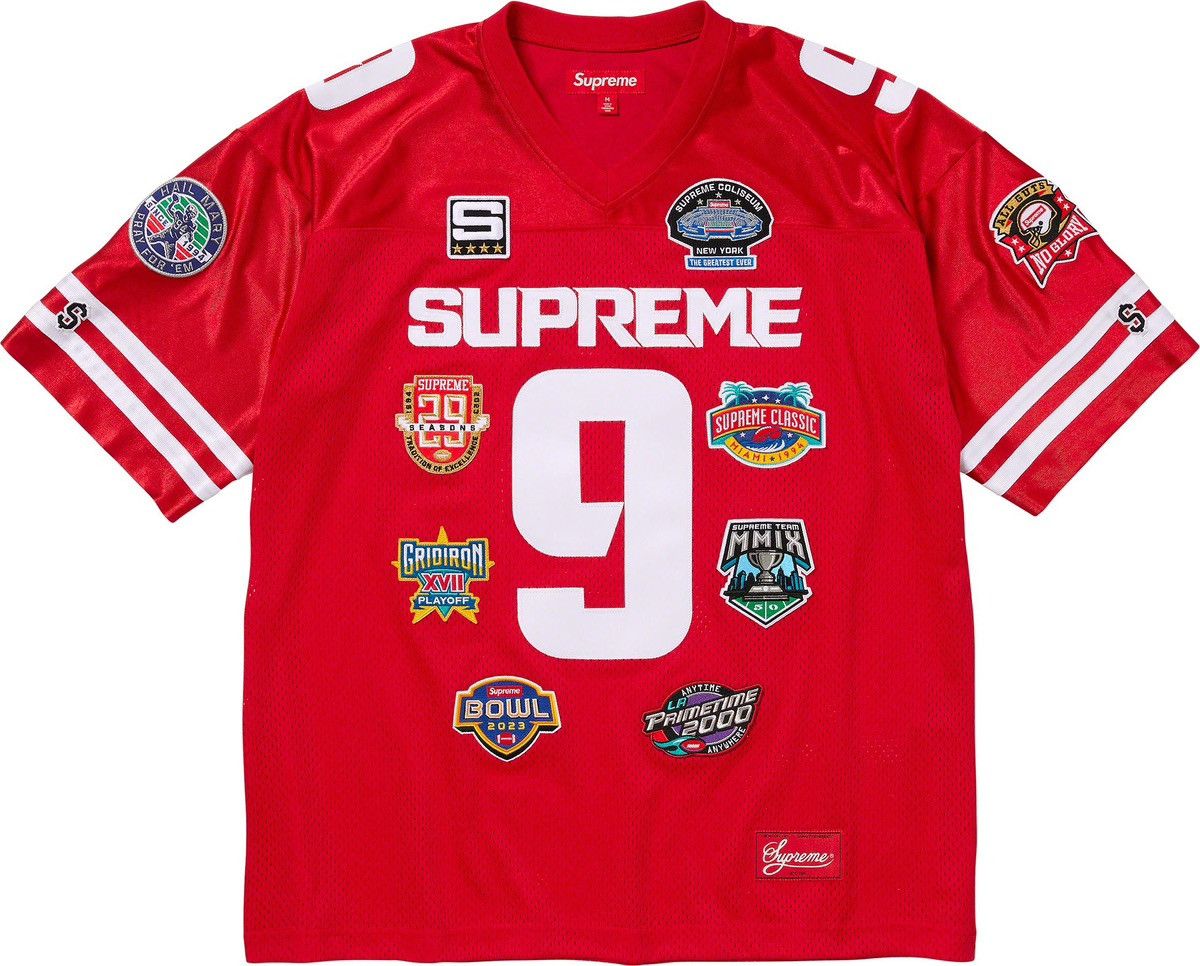 image of Supreme Championship Jersey in Red, Men's (Size Small)