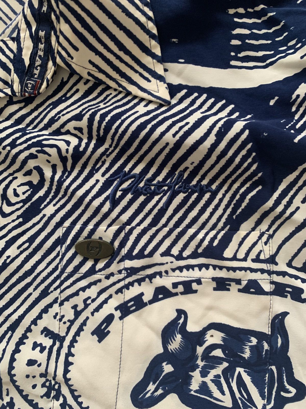 Phat Farm Vintage Phat Farm Dice and Poker Chips Button Up Size US XXL / EU 58 / 5 - 4 Thumbnail