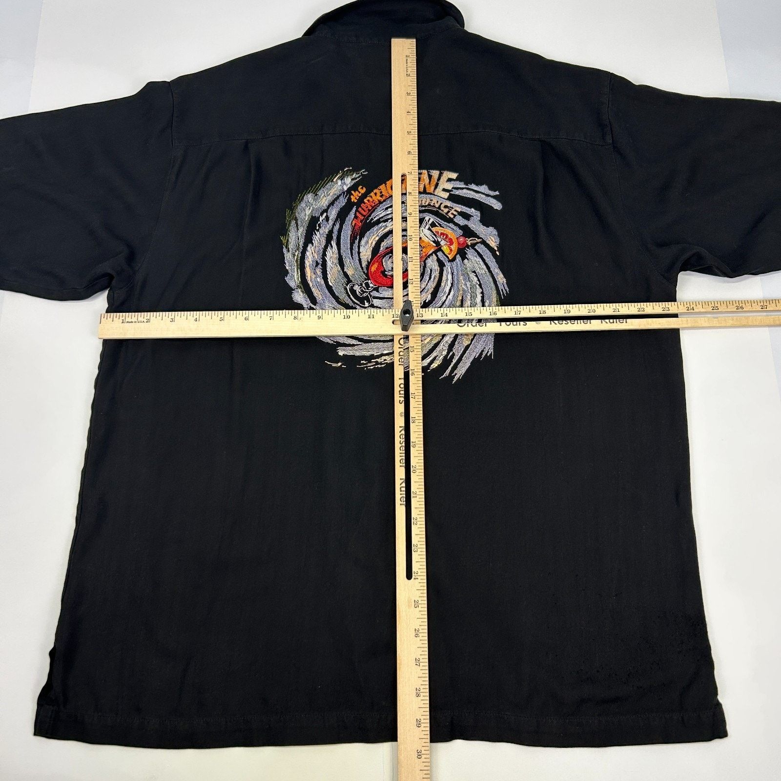 Other Luau The Hurricane Lounge Hawaiian Camp Shirt Black L Large Size US L / EU 52-54 / 3 - 7 Thumbnail