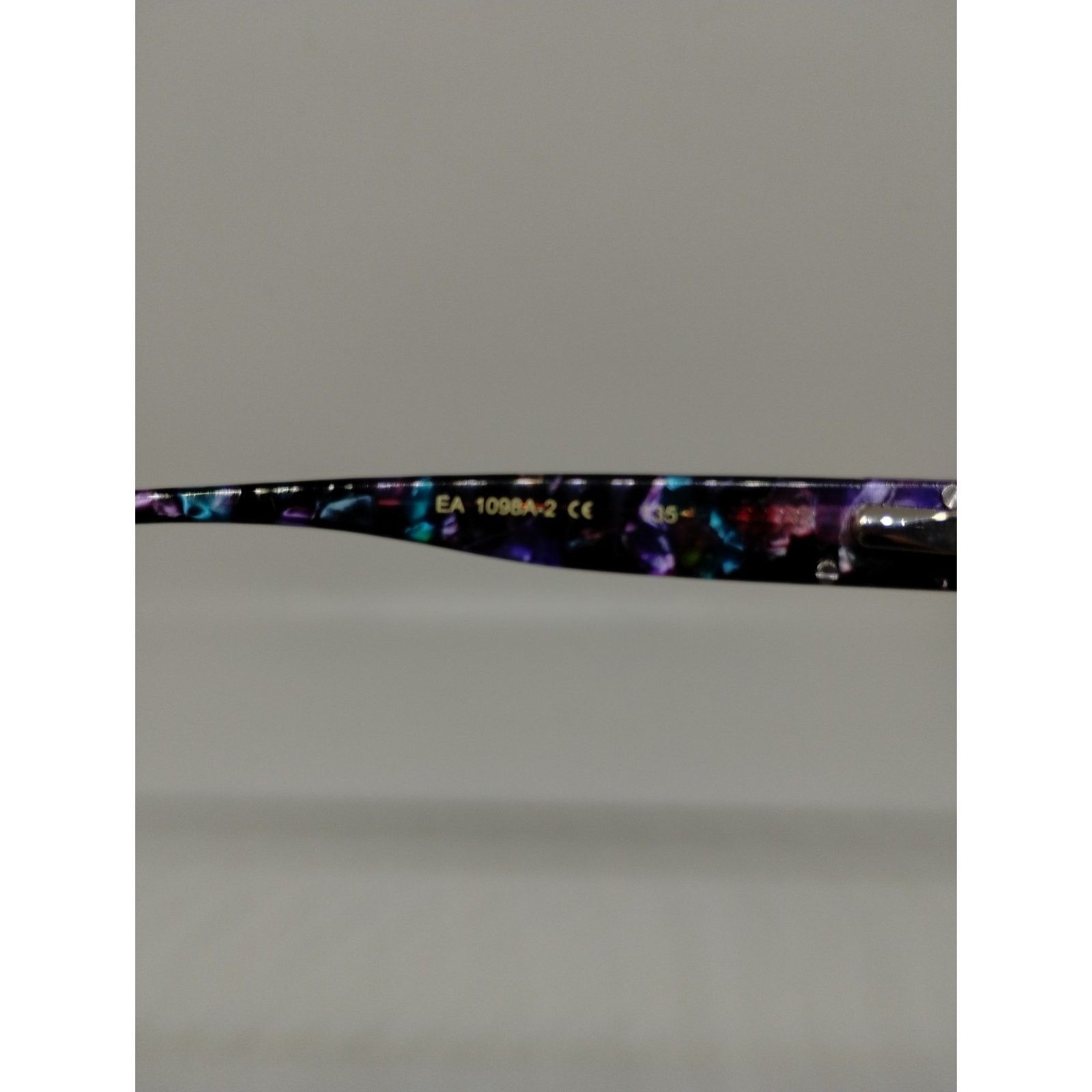 Vintage Elizabeth Arden EA 1098-2 Women Eyeglass Frames Black Multic Size ONE SIZE - 7 Thumbnail