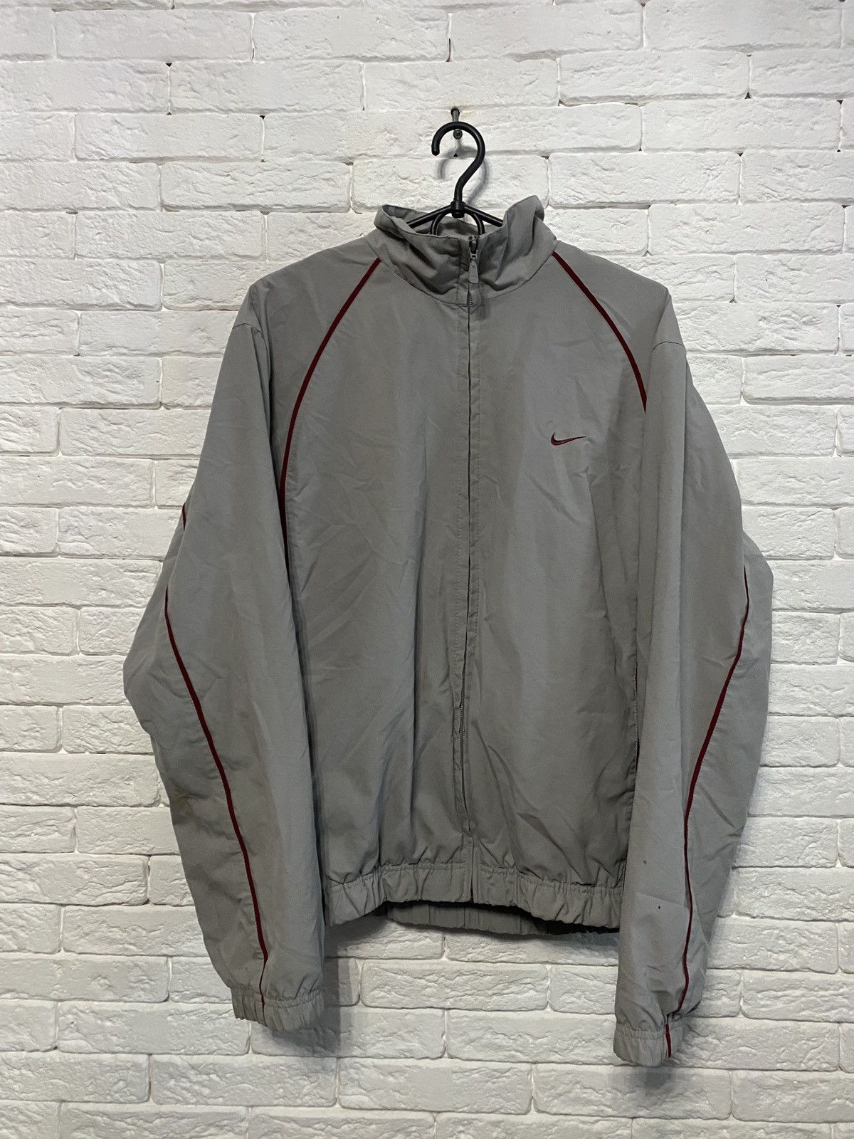 Nike × Vintage Vintage Track Jacket Nike Grey Size US M / EU 48-50 / 2 - 1 Thumbnail