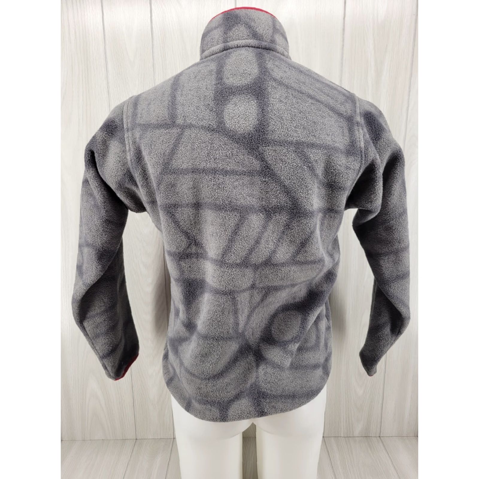 Patagonia Patagonia Mens Synchilla Snap T Fleece Pullover Tribal Aztec Gray XS Pullover Fleece Size US XS / EU 42 / 0 - 6 Thumbnail