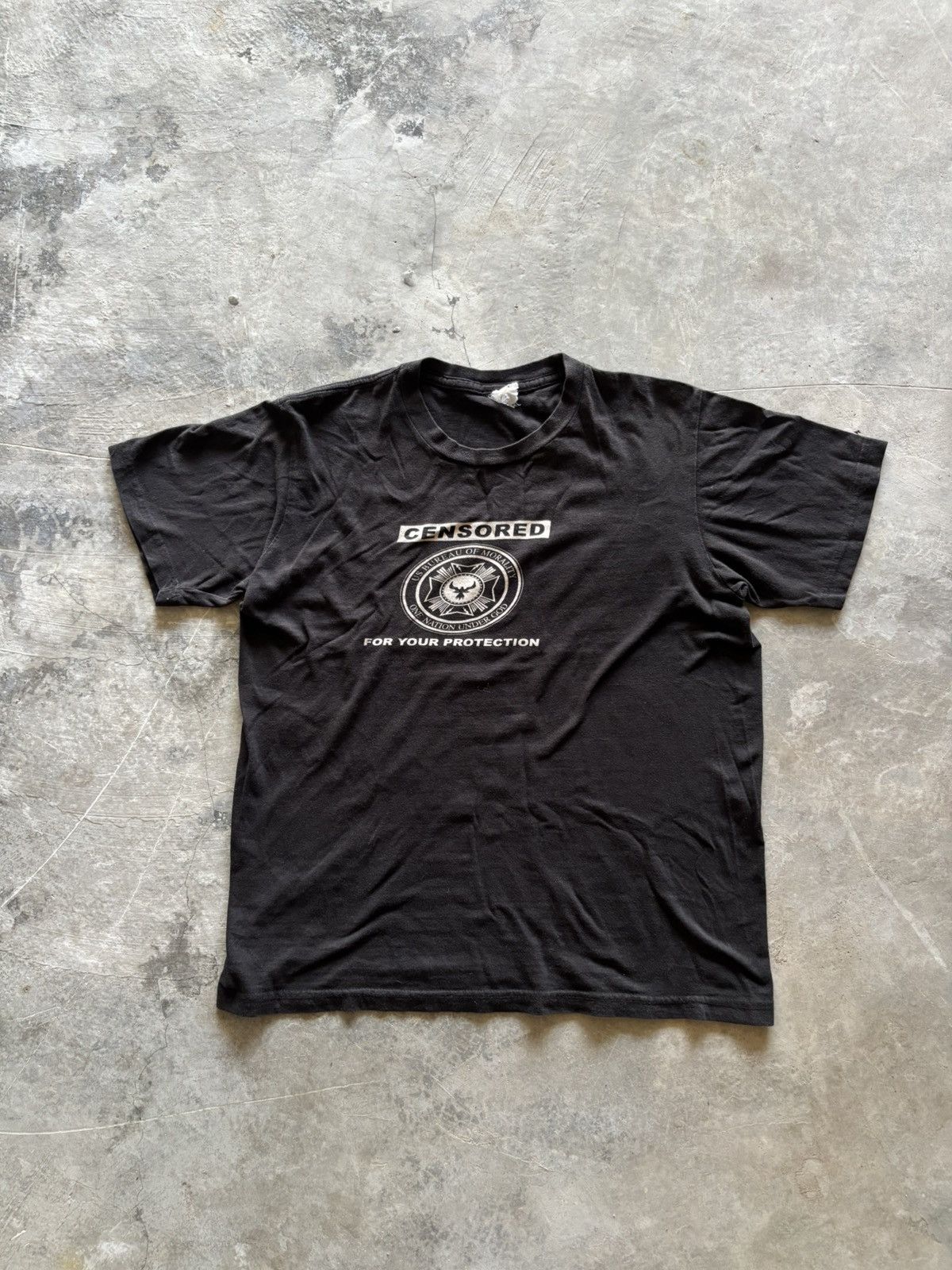 Band Tees vintage rare NINE INCH NAILS censored boxy erd style y2k Size US L / EU 52-54 / 3 - 1 Thumbnail