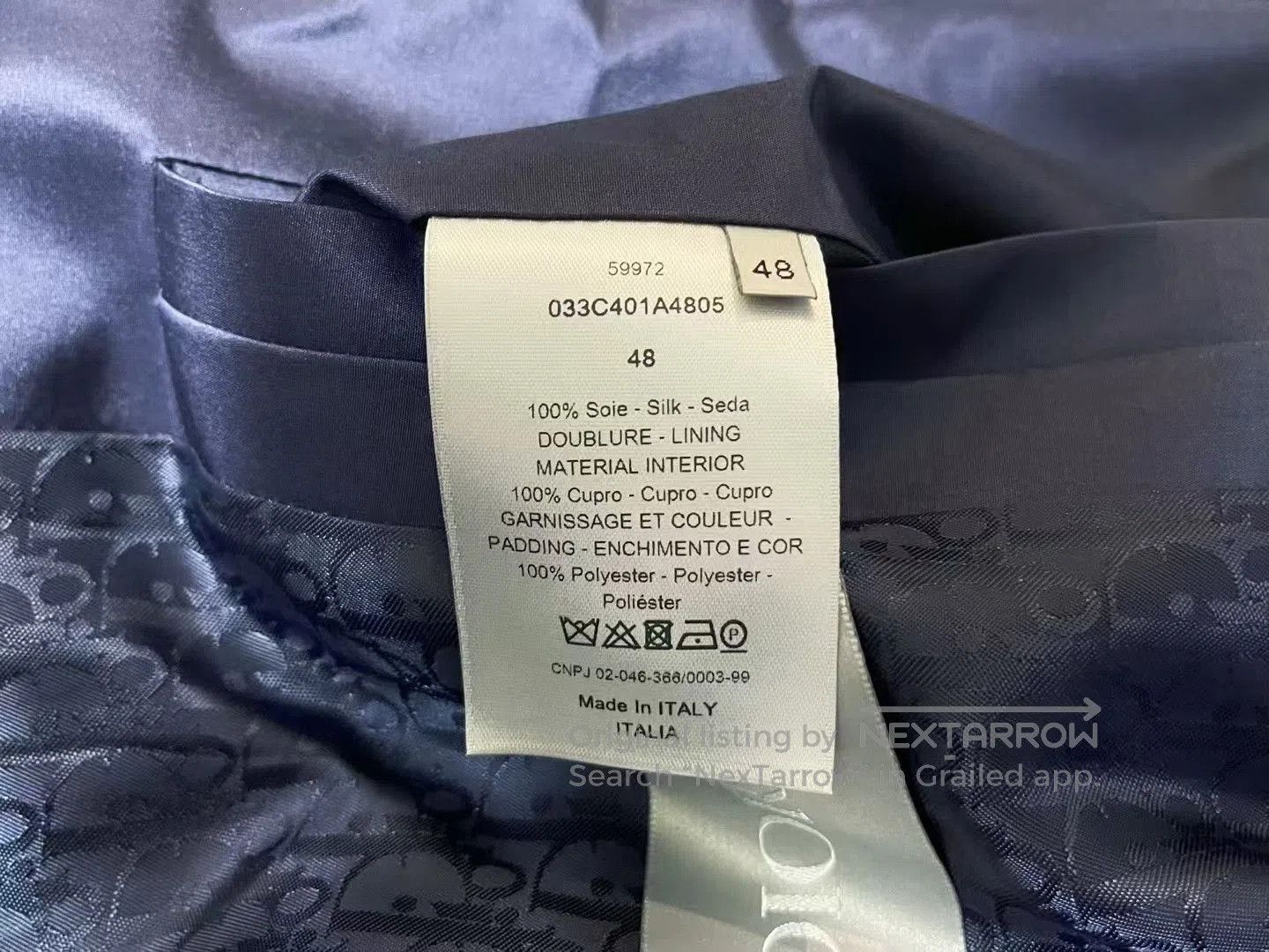 Dior Dior x Air Jordan AIR DIOR Silk Flight Jacket. Size US M / EU 48-50 / 2 - 5 Thumbnail