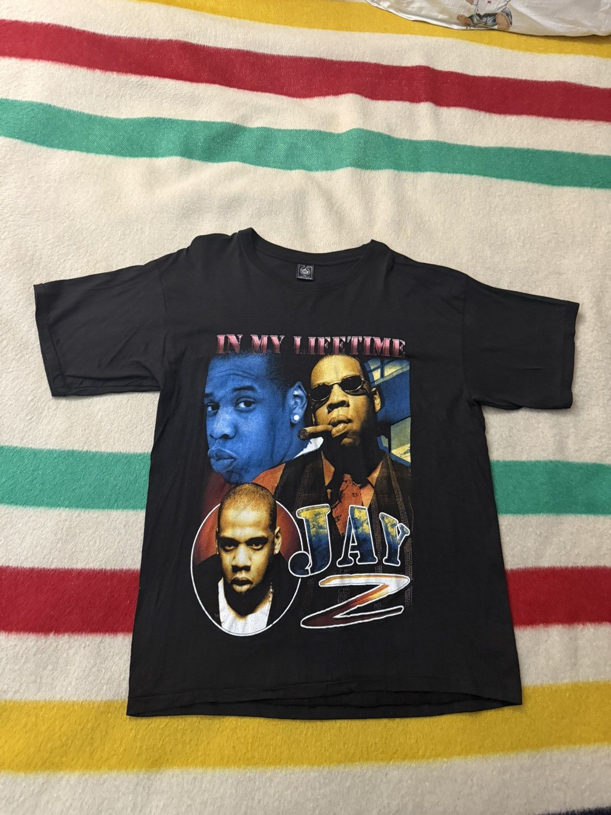 Rap Tees Vintage 90s JAY-Z Sunshine In My Lifetime Rap Tee Size XL Size US XL / EU 56 / 4 - 1 Thumbnail