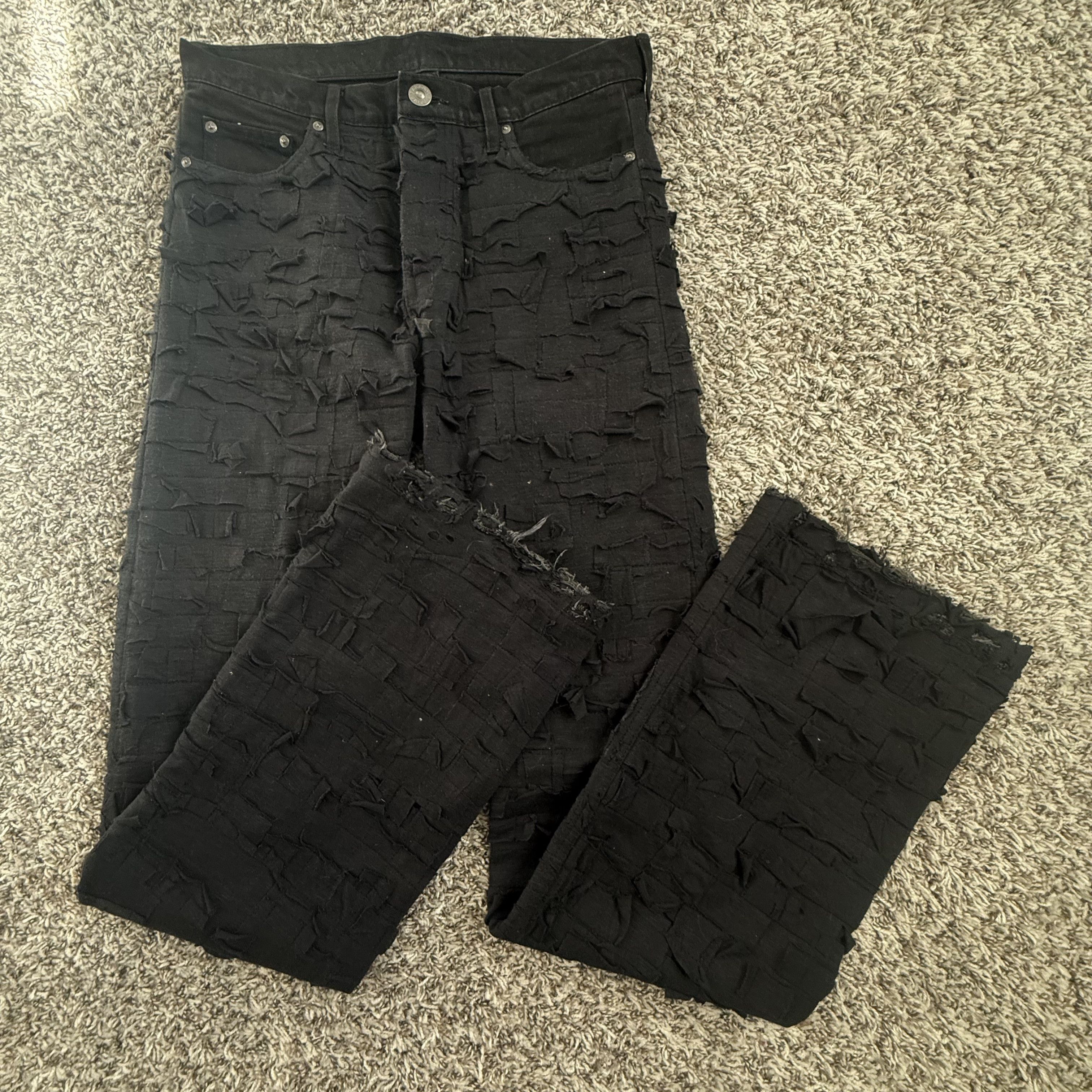 Paradoxe Paris DARK FLAYED SAIL JEANS Size US 32 / EU 48 - 7 Thumbnail