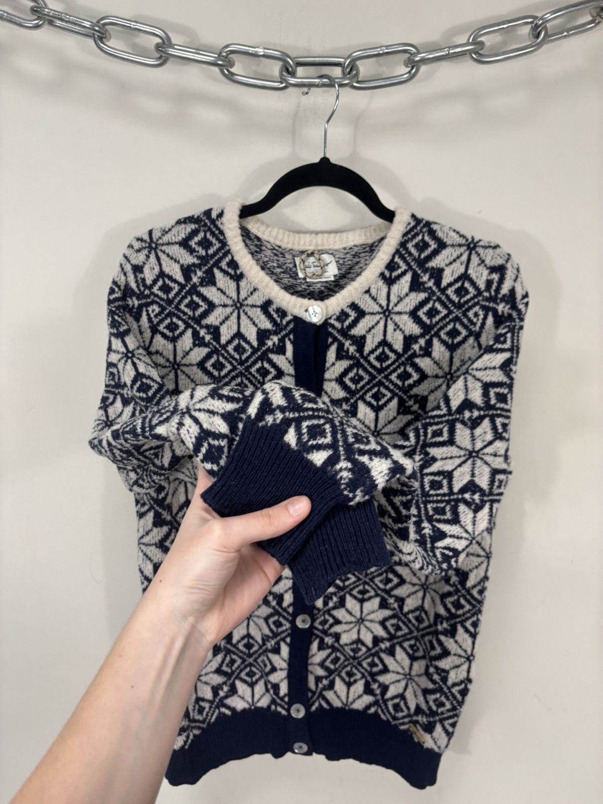 Other Luis Trenker Women’s Wool Alpine Fair Isle Cardigan Sweater Size XL / US 12-14 / IT 48-50 - 5 Thumbnail