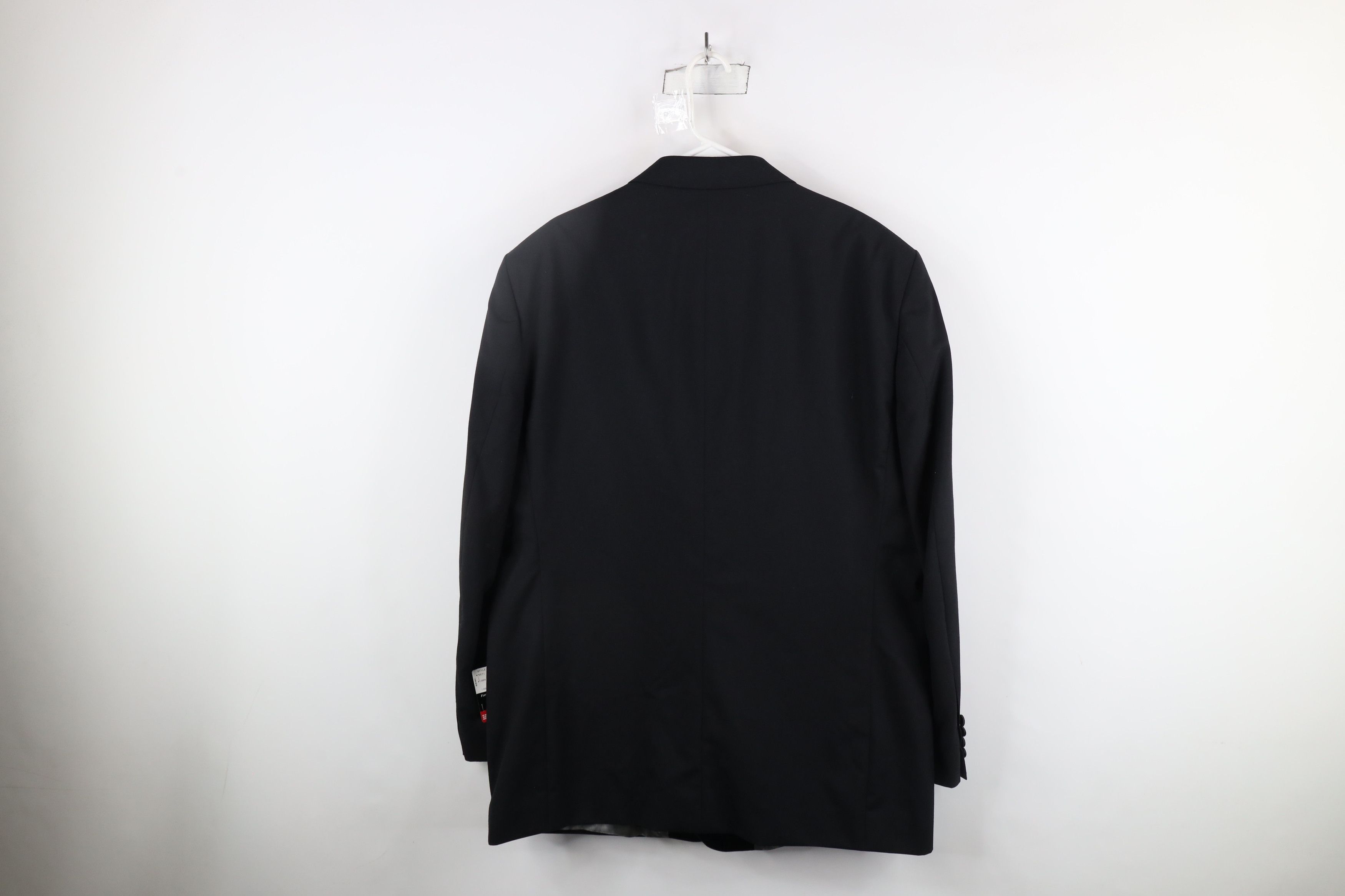 Vintage New Stafford Prom Wedding Tuxedo Suit Coat Jacket Black Size US L / EU 52-54 / 3 - 15 Thumbnail