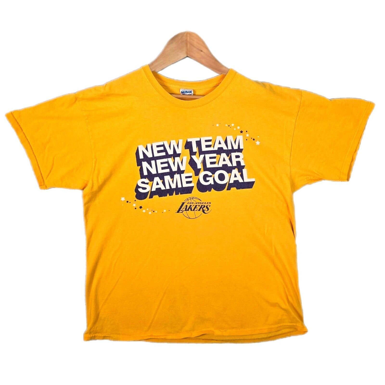 Gildan Los Angeles Lakers Shirt XL New Team New Year Same Goal Size US XL / EU 56 / 4 - 1 Thumbnail