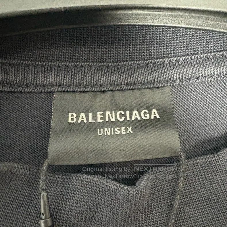 Balenciaga Balenciaga Embroidered Destroyed Logo Distressed Long Slee Size US M / EU 48-50 / 2 - 3 Thumbnail