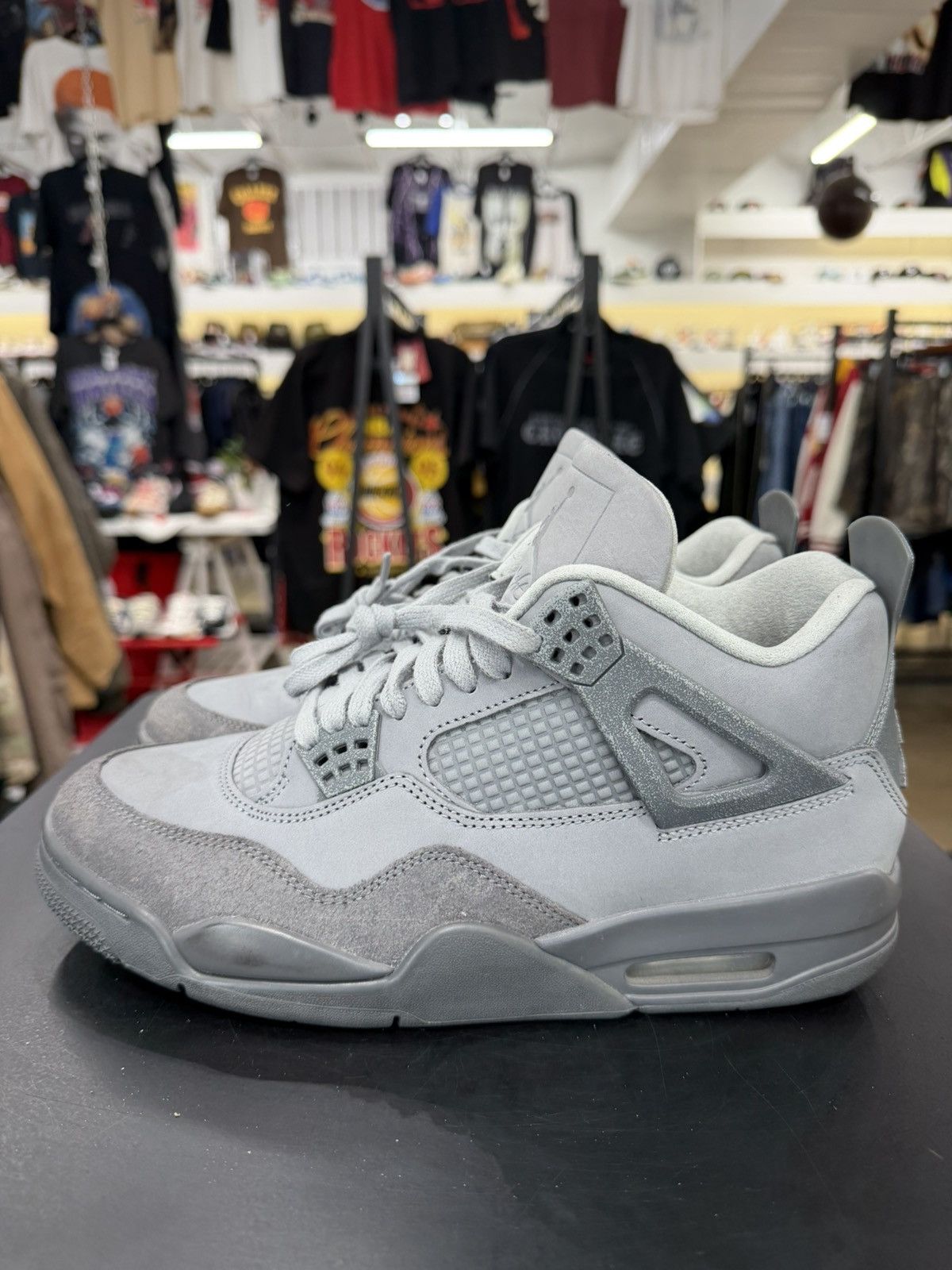Jordan Brand Air Jordan 4 Paris Olympic Wet Cement Size 9 (2024) Size US 9 / EU 42 - 7 Thumbnail