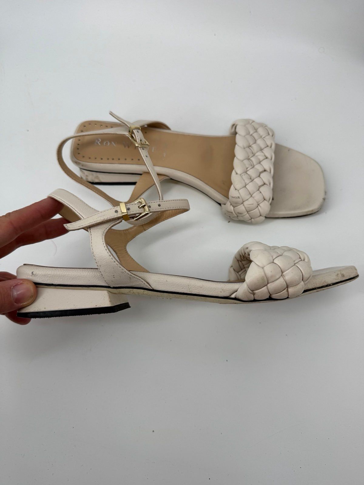 Ron White Sandals Ron White Blaise Puffy Knotted Slingback Sandals 7, Size US 7.5 / IT 37.5 - 2 Thumbnail