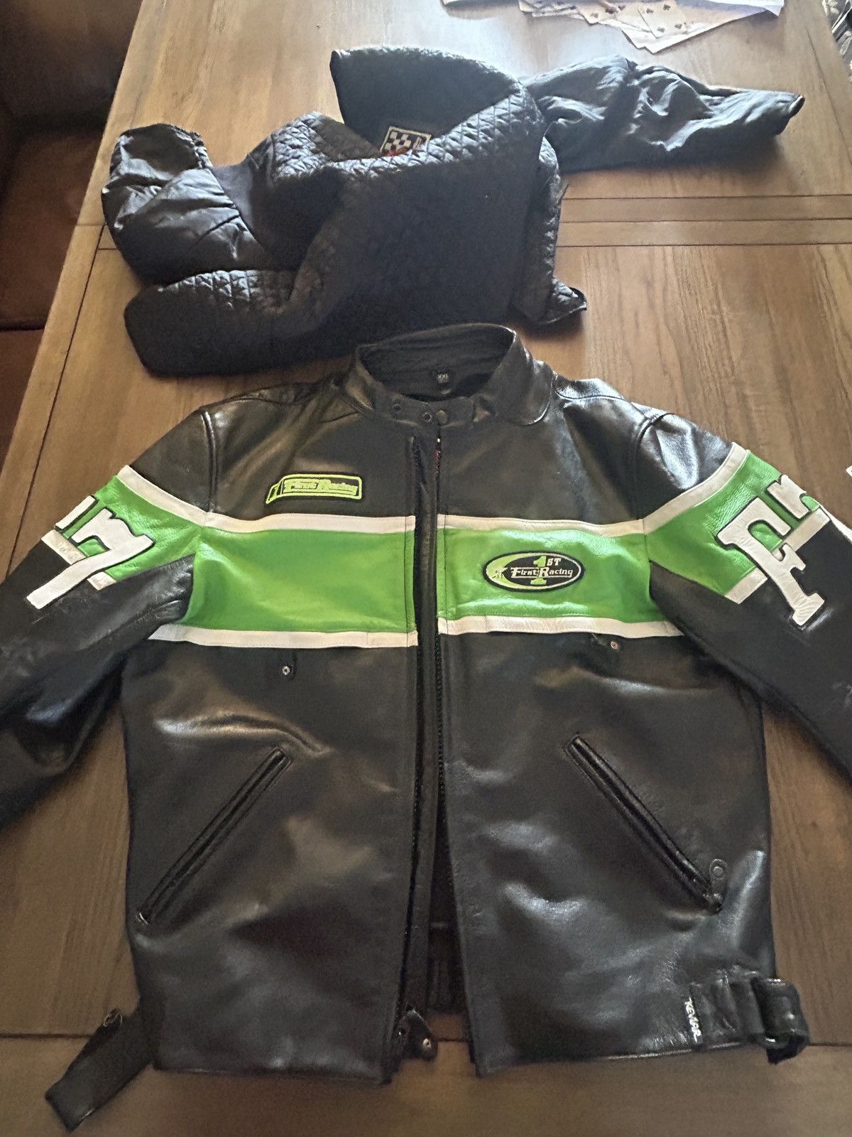 Other First Racing Men’s motorcycle leather jacket Size US XXL / EU 58 / 5 - 6 Thumbnail