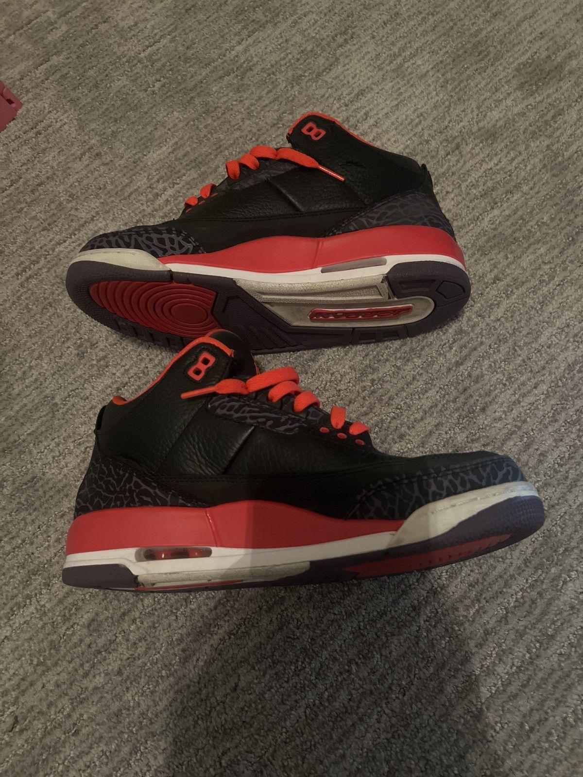 Jordan Brand Jordan retro 3 “Crimson” Size US 8 / EU 41 - 3 Thumbnail