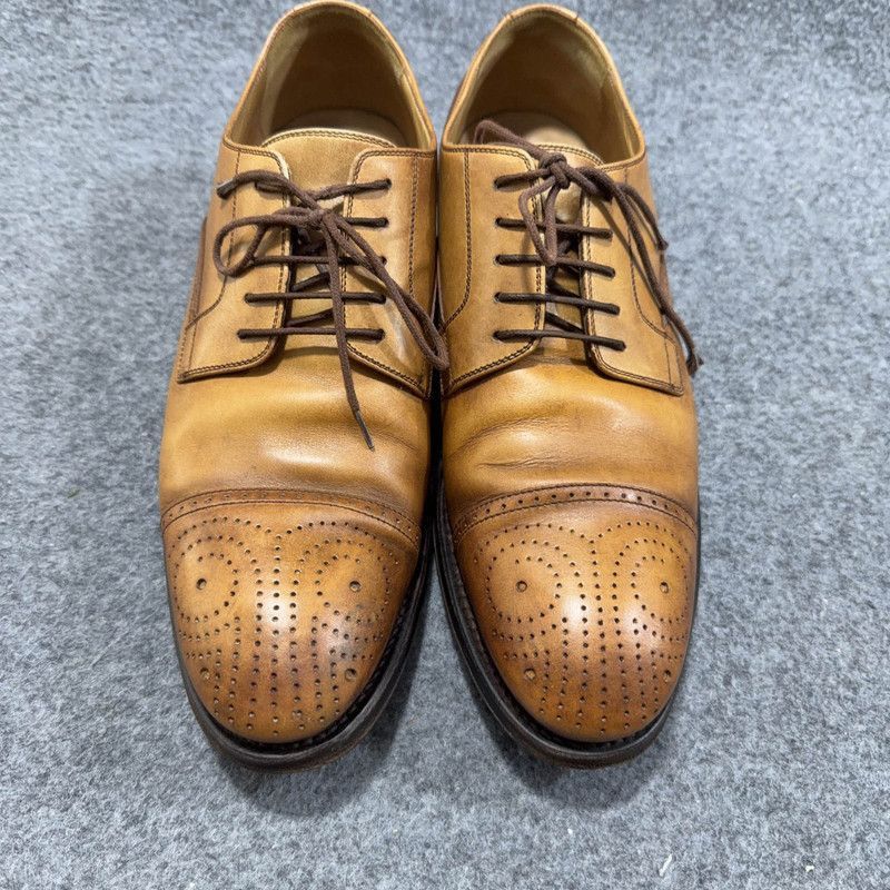 Gucci Gucci Lace-Up Leather Loafers in Light Brown -2508 Size US 8 / EU 41 - 1 Thumbnail
