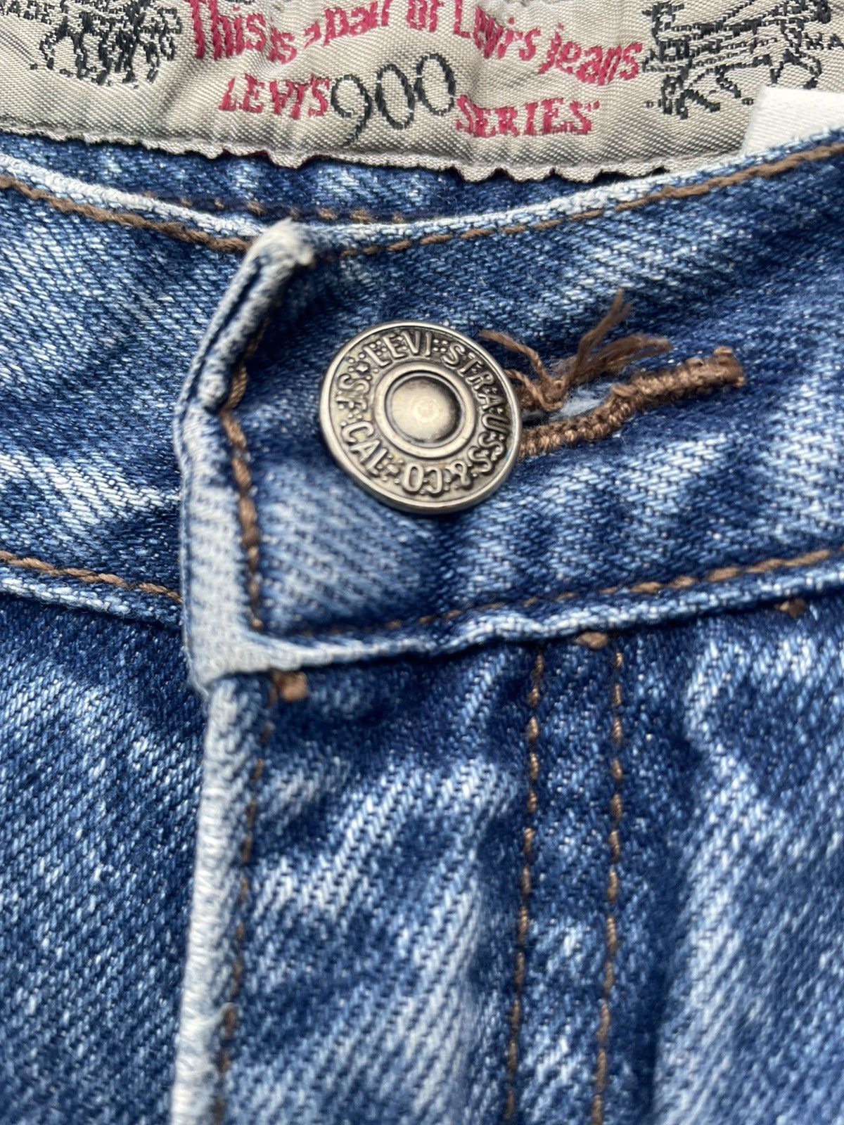 Levi's Vintage 1993 Levis 901 Silver Tab Distresed Size 30" / US 8 / IT 44 - 17 Thumbnail