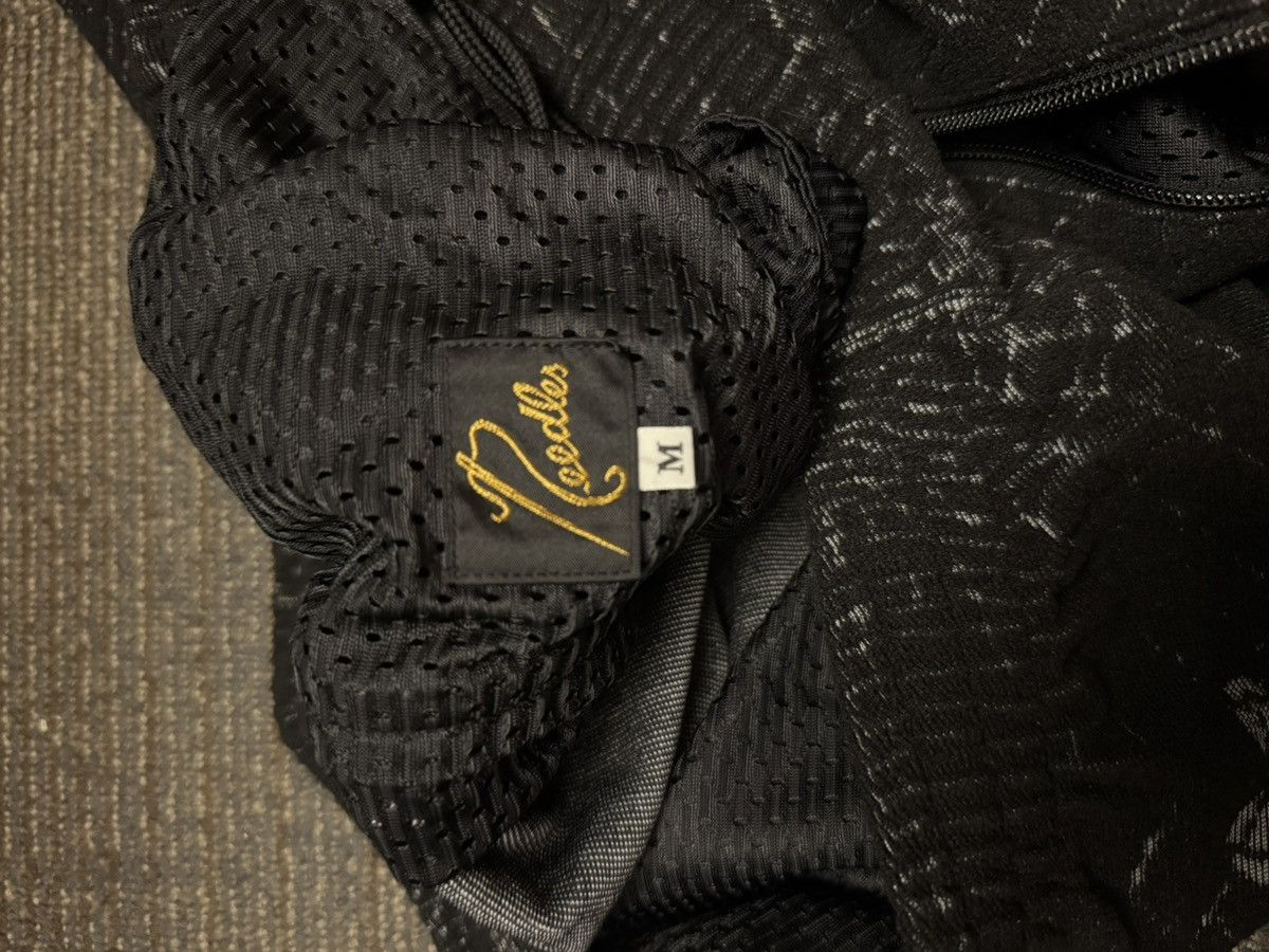 Needles Needles Jacquard Spider Web HD Track Pants Black Size US 32 / EU 48 - 3 Thumbnail