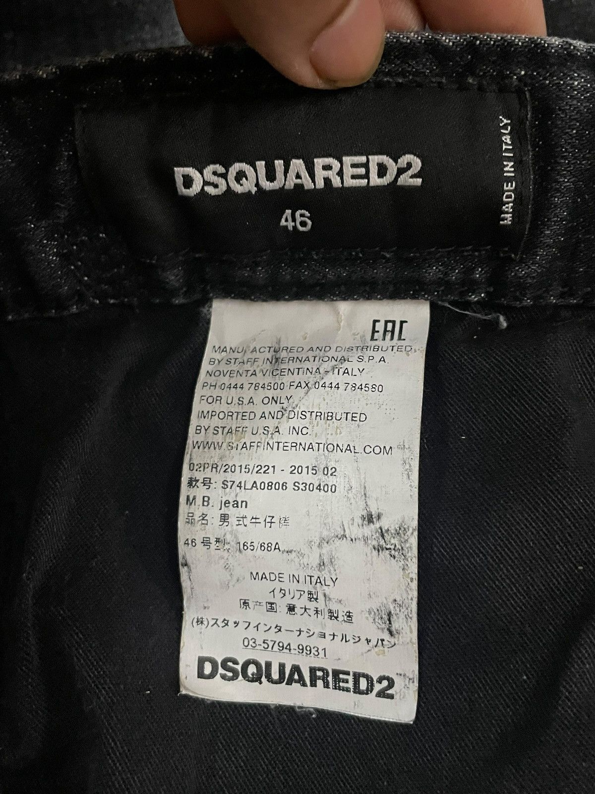 Dsquared2 Dsquared2 Grey Wash Scratch Avant Garde Style Ripped Jeans Size US 31 - 19 Thumbnail