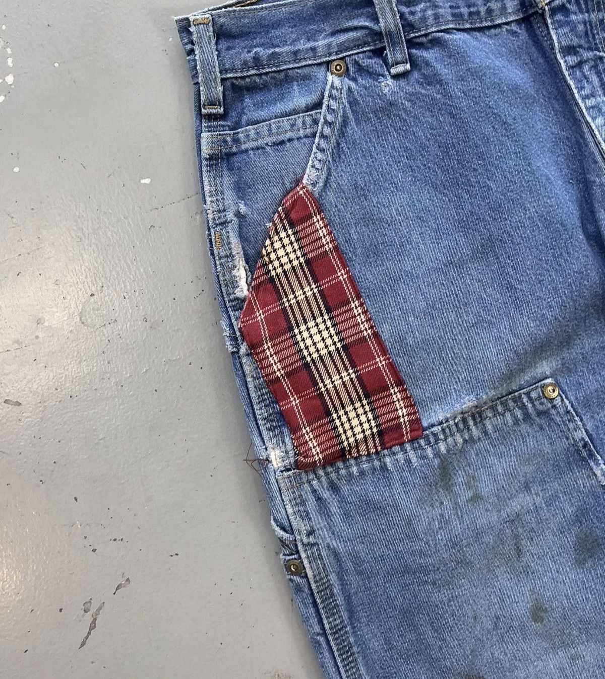 Carhartt Vintage super thrashed carhartt double knee denim Size US 34 / EU 50 - 7 Thumbnail