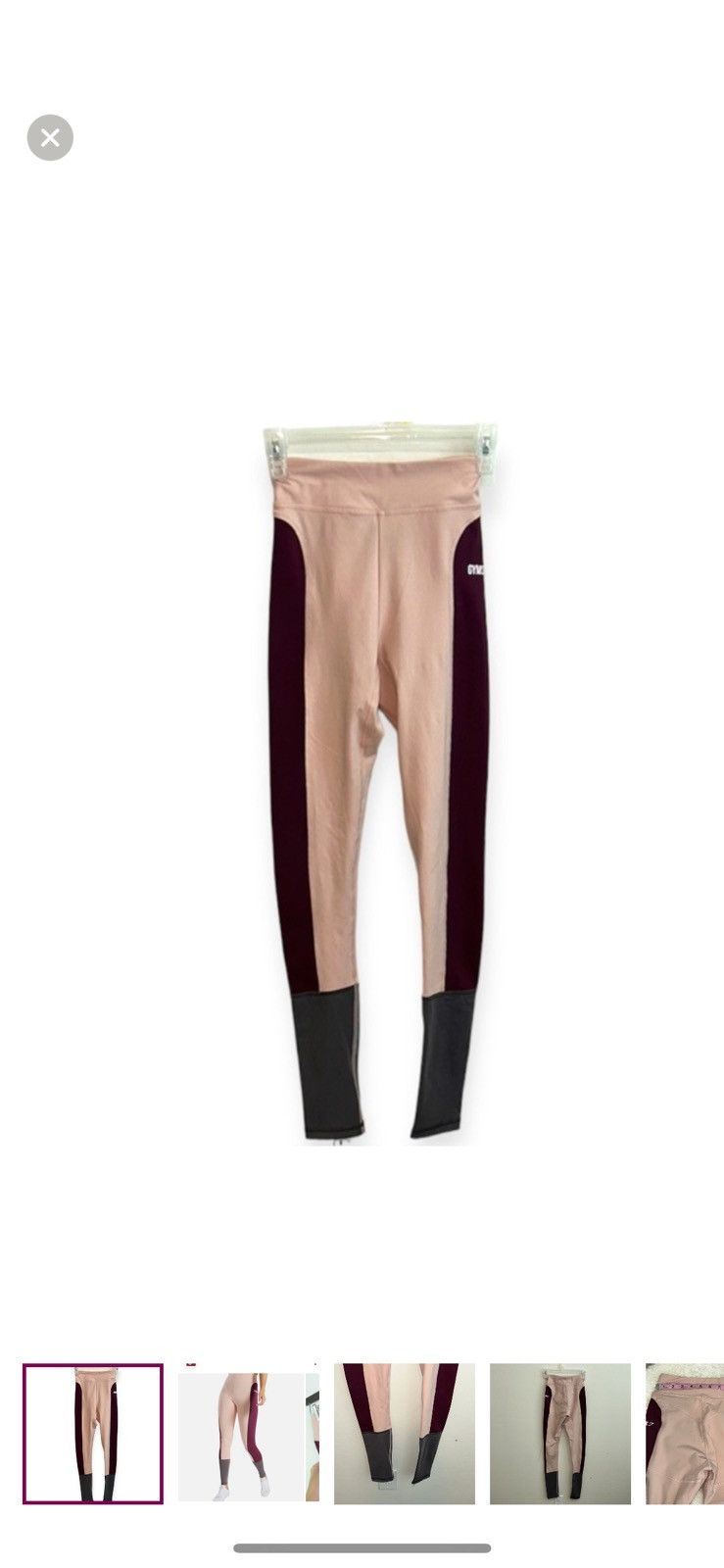 Gymshark Gymshark illusion colorblock athletic leggings Size 26" / US 2 / IT 38 - 1 Thumbnail