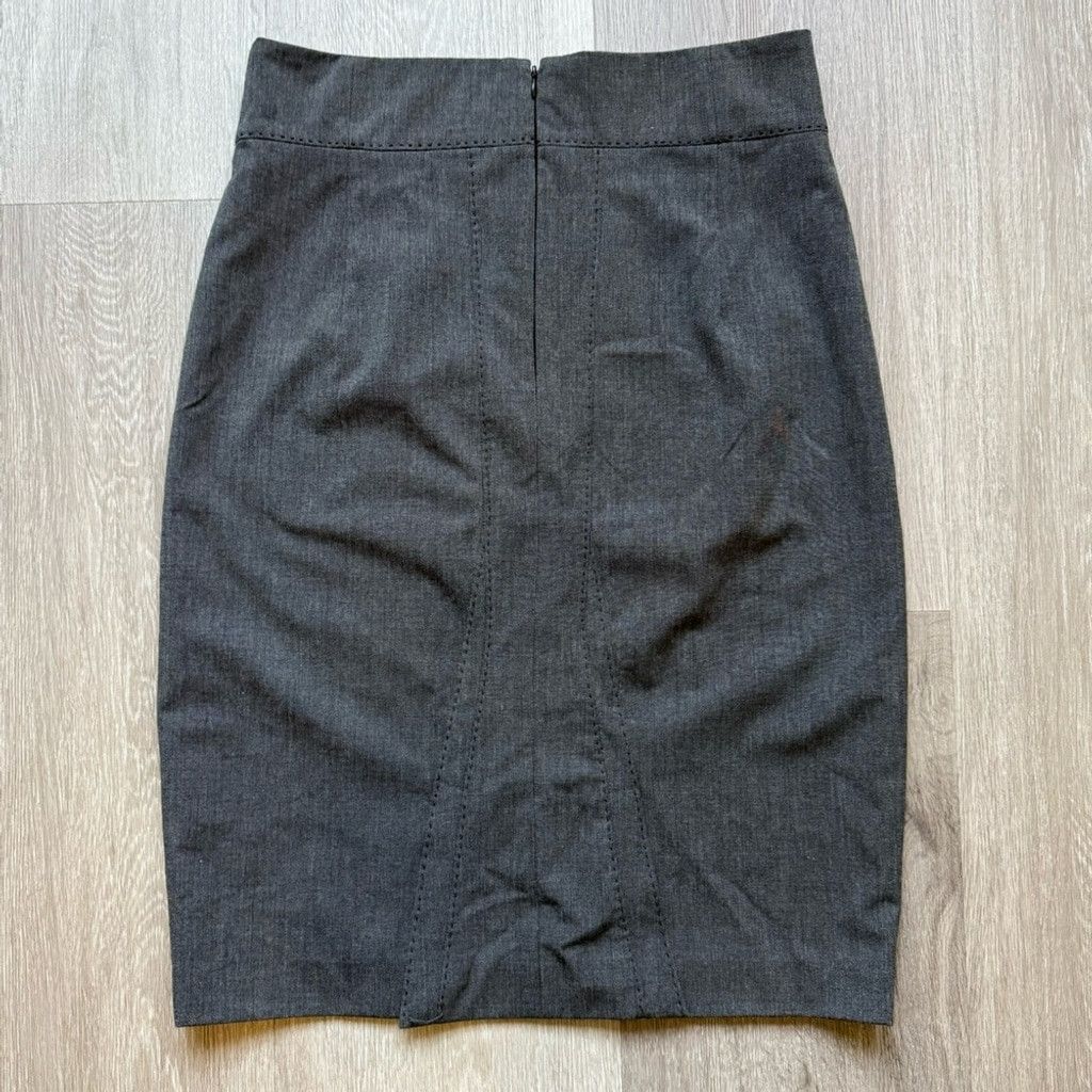 Le Chateau Le Chateau A-Line Skirt - Grey Size 32" / US 10 / IT 46 - 2 Thumbnail