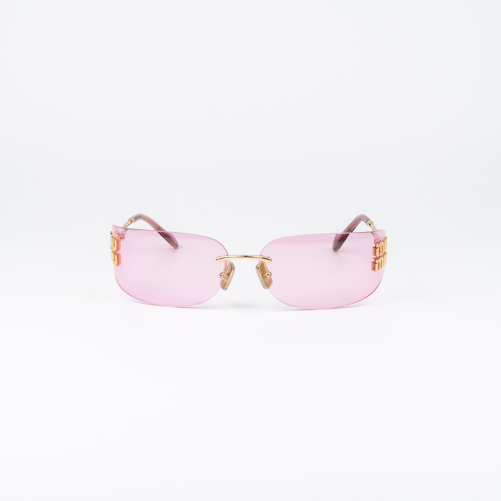 Miu Miu Miu Miu Women Sunglasses Rimless MUA51S 5AK90Y NEW AUTHENTIC Size ONE SIZE - 5 Thumbnail