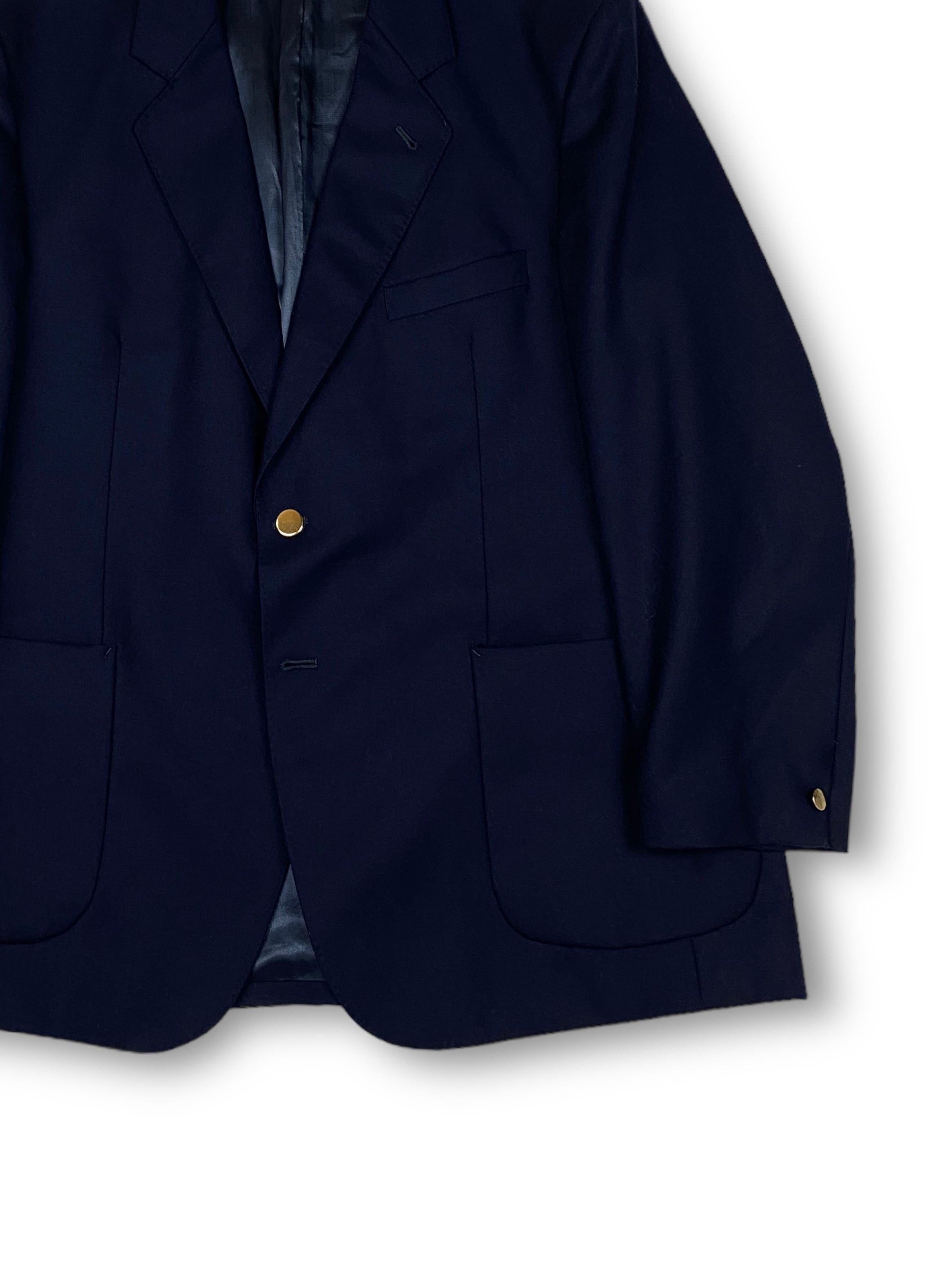 Vintage Vintage SKOPES Navy Wool Blazer M Size 44S - 2 Thumbnail