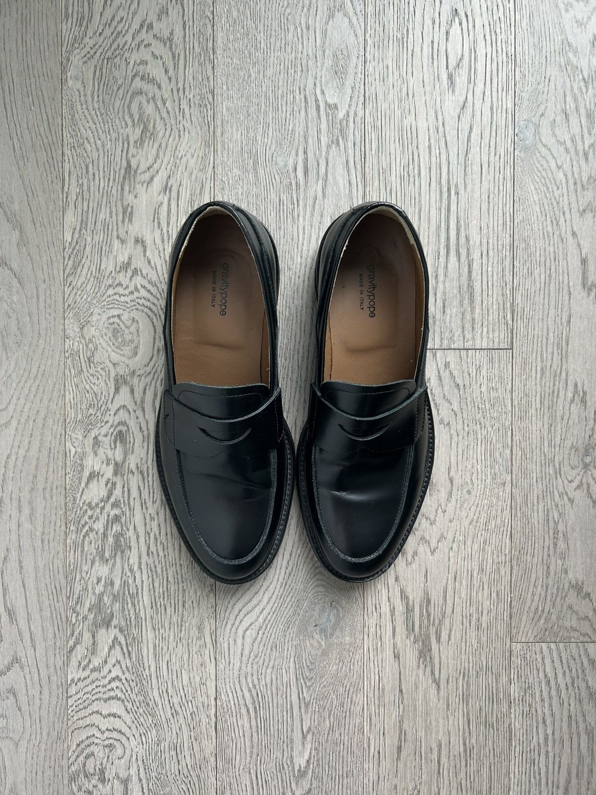 gravitypope Italian Leather Penny Loafers Size US 9.5 / EU 42-43 - 3 Thumbnail