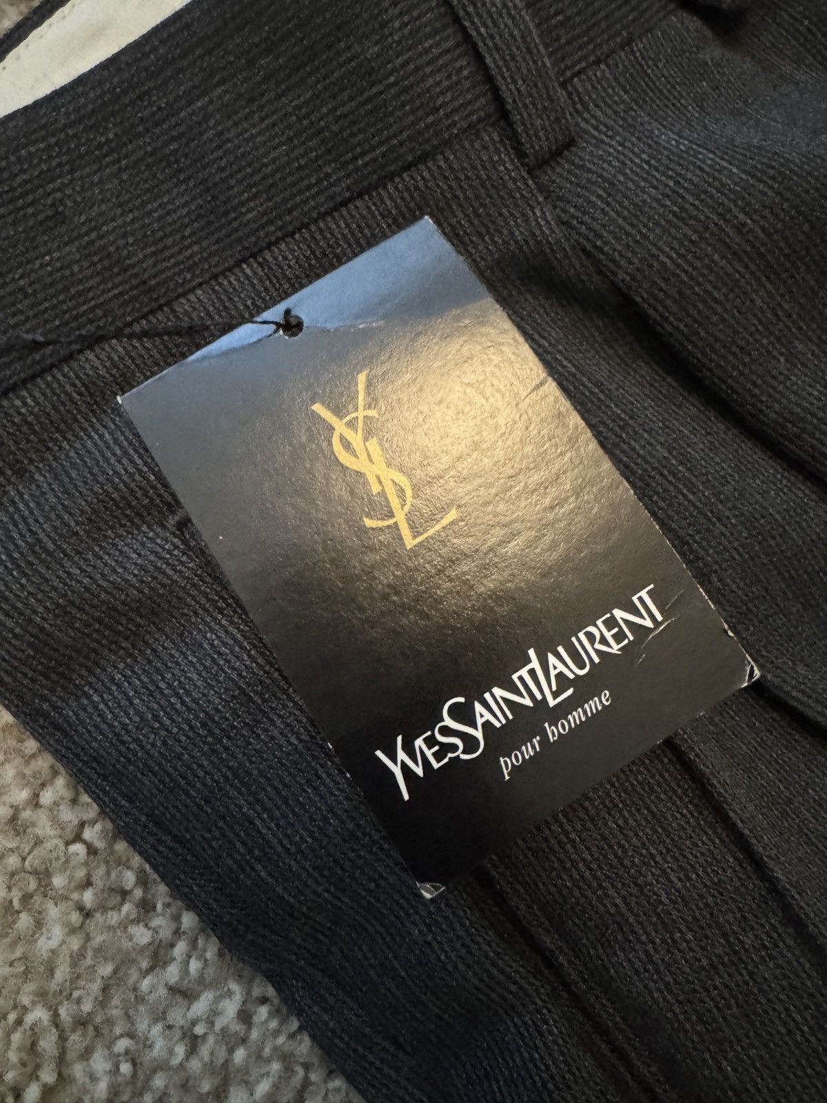 Yves Saint Laurent Yves Saint Laurent cuffed wool blend pants Size US 36 / EU 52 - 3 Thumbnail
